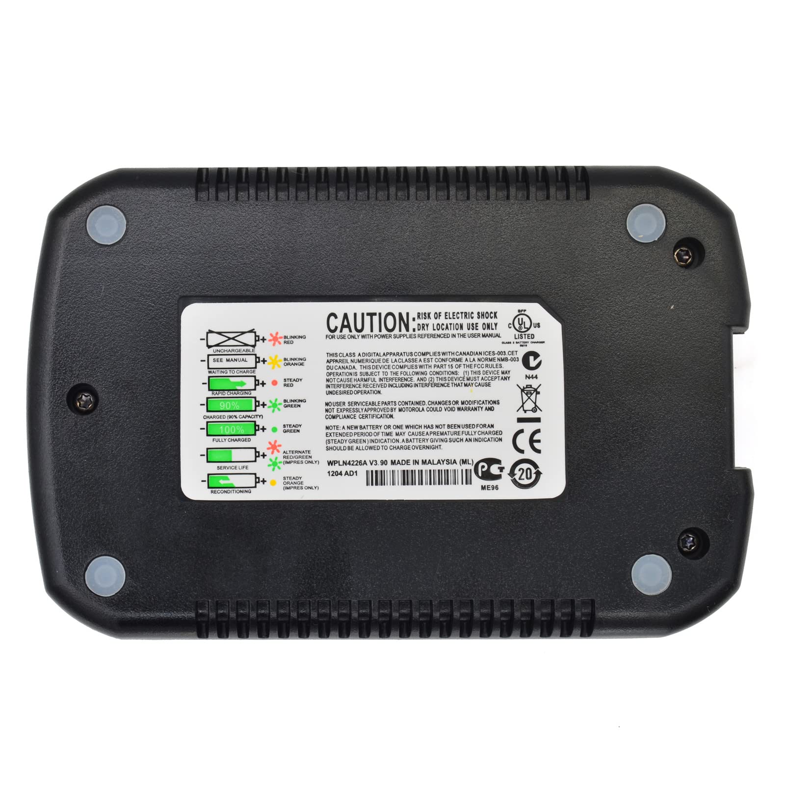 Wpln4226 Wpln4232 Rapid Charger For Motorola Xpr7350E Xpr7550E Xpr7580E Xpr3300E Xpr3000E Xpr3500E Xpr3300 Xpr6550 Xpr6580 Xpr7350 Xpr7550 Apx4000 Battery Charing Pmnn4077 Pmnn4406 Nntn8129