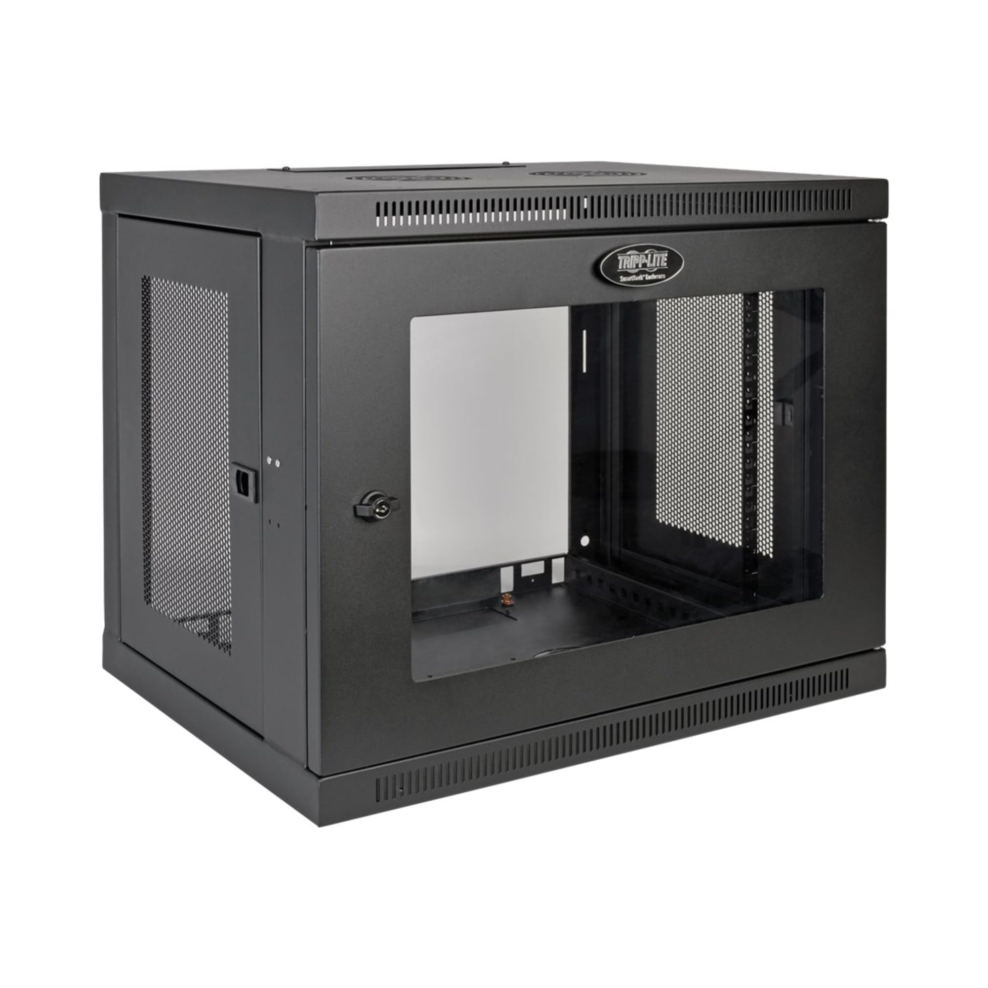 Tripp Lite 9U Wall Mount Rack Enclosure Server Cabinet with Acrylic Glass Window, 16.5 Deep, SwitchDepth (SRW9UG),Black