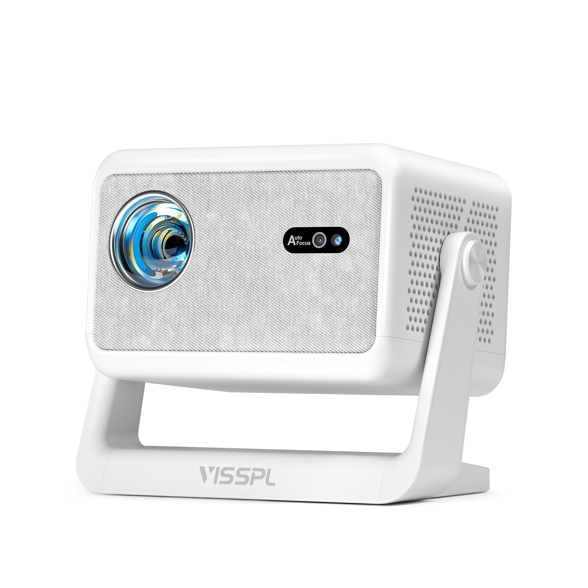 License App Projector, VISSPL Full HD 1080P Video Projector, Portable Outdoor Projector with Tripod, Kids Gift, Home Theater Mov