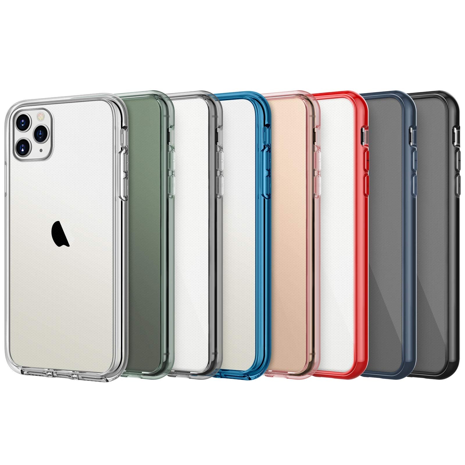 Jetech Case For Iphone 11 Pro Max 6.5-Inch, Non-Yellowing Shockproof Phone Bumper Cover, Anti-Scratch Clear Back (Clear)