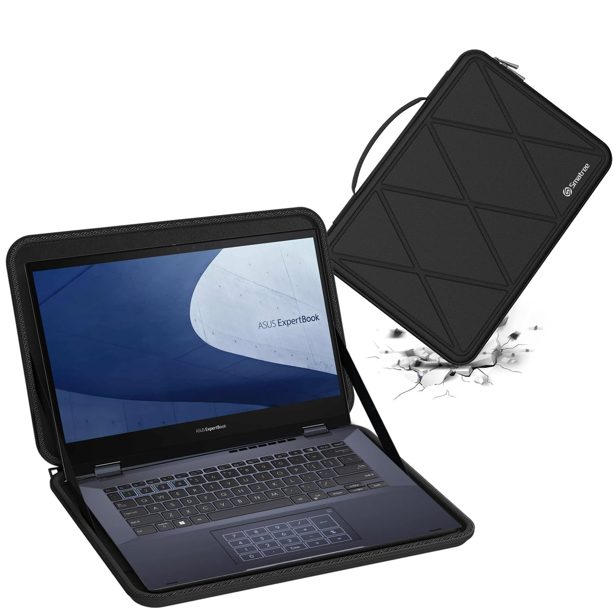 Smatree Hard Sleeve Case Compatible for 14 inch ASUS Vivobook 14X/Flip 14/S 14 Flip, for ASUS ExpertBook B5 Flip, for Zenbook Duo 14, for Chromebook Flip CX3, for ASUS L410/ROG Zephyrus G14 Bag(X8252)