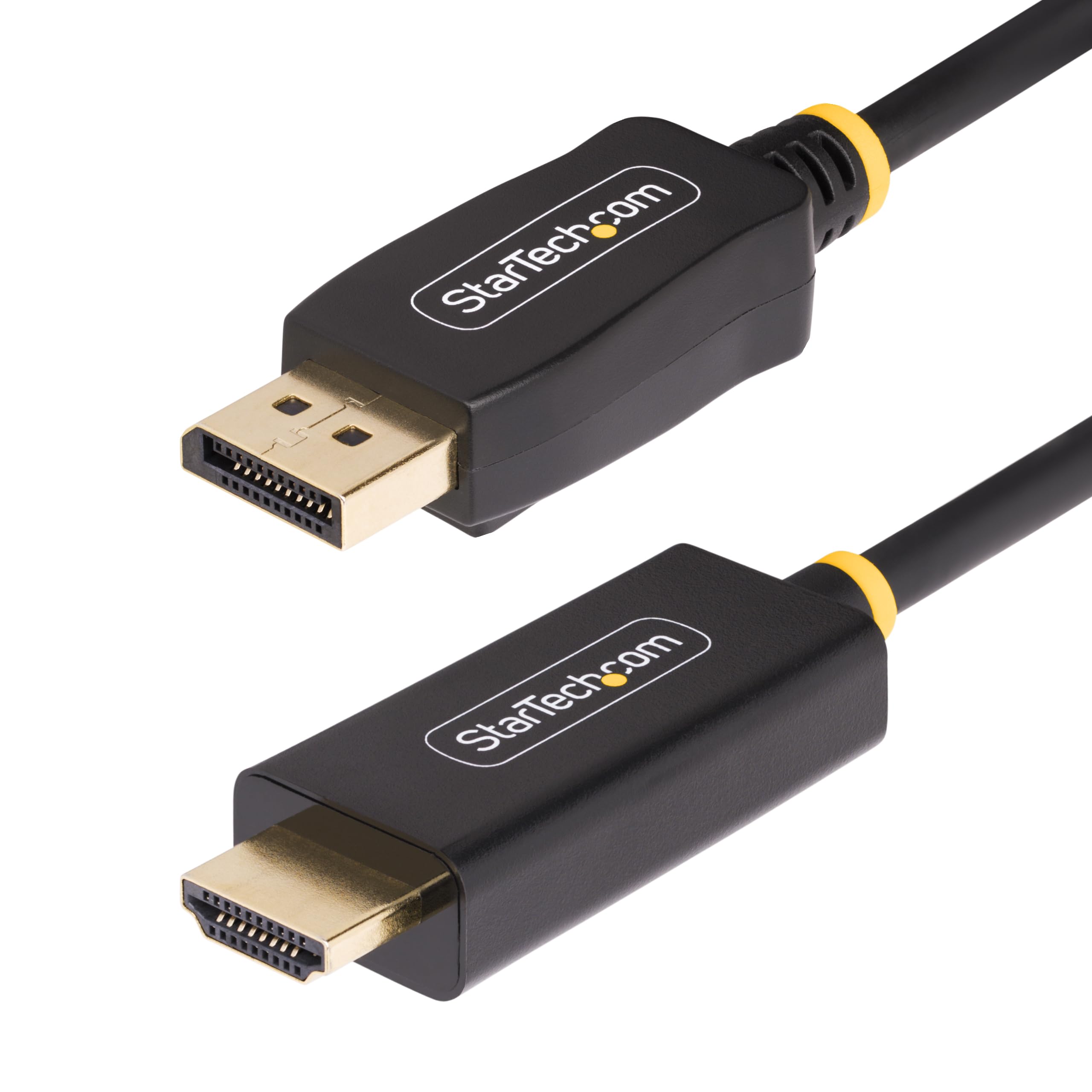 6.6Ft (2M) Displayport To Hdmi Adapter Cable, 4K 60Hz With Hdr, Dp To Hdmi 2.0B,