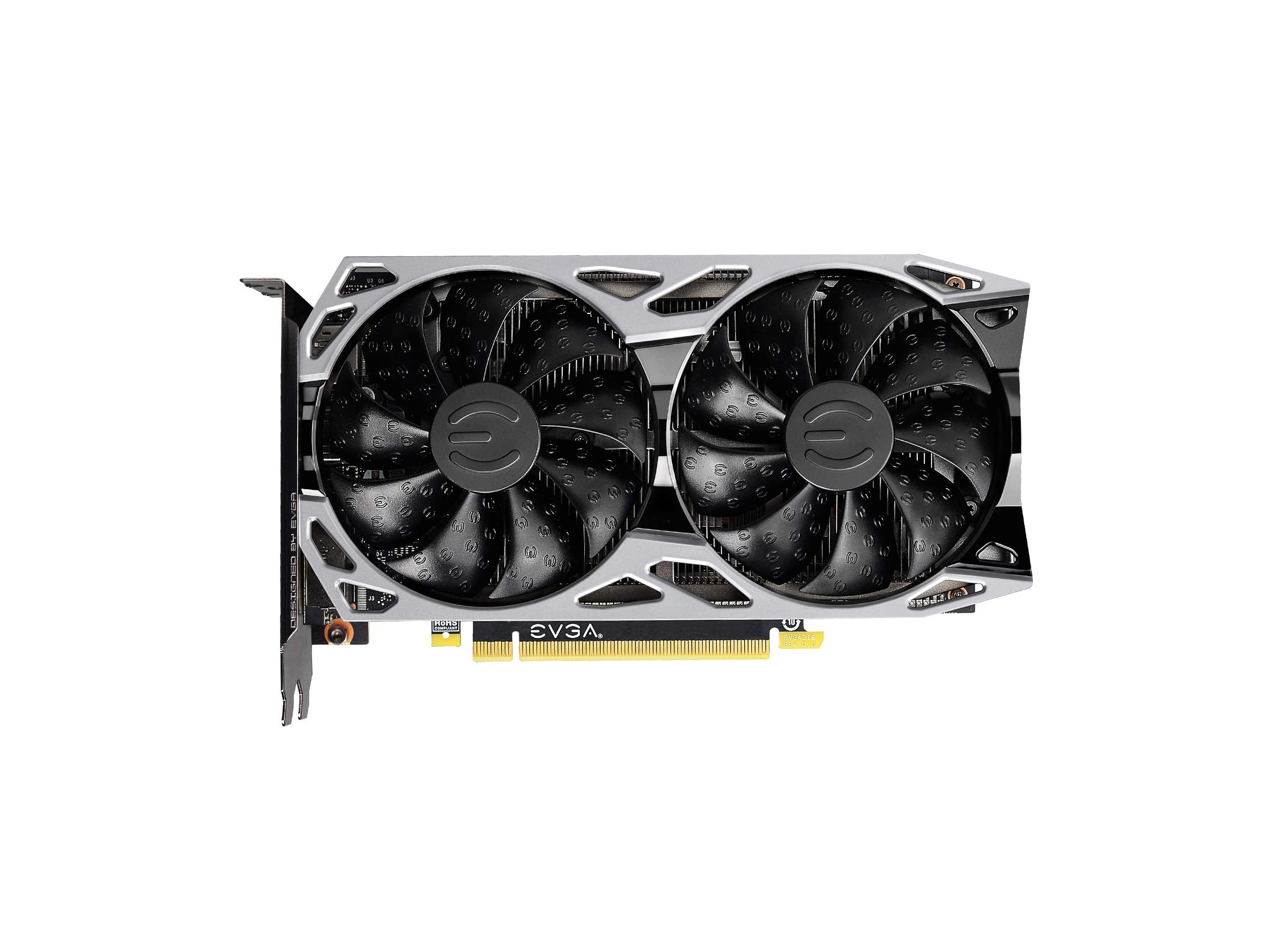 Evga 06G P4 2068 Kr Geforce Rtx 2060 Ko Ultra Gaming, 6Gb Gddr6, Dual Fans, Metal Backplate