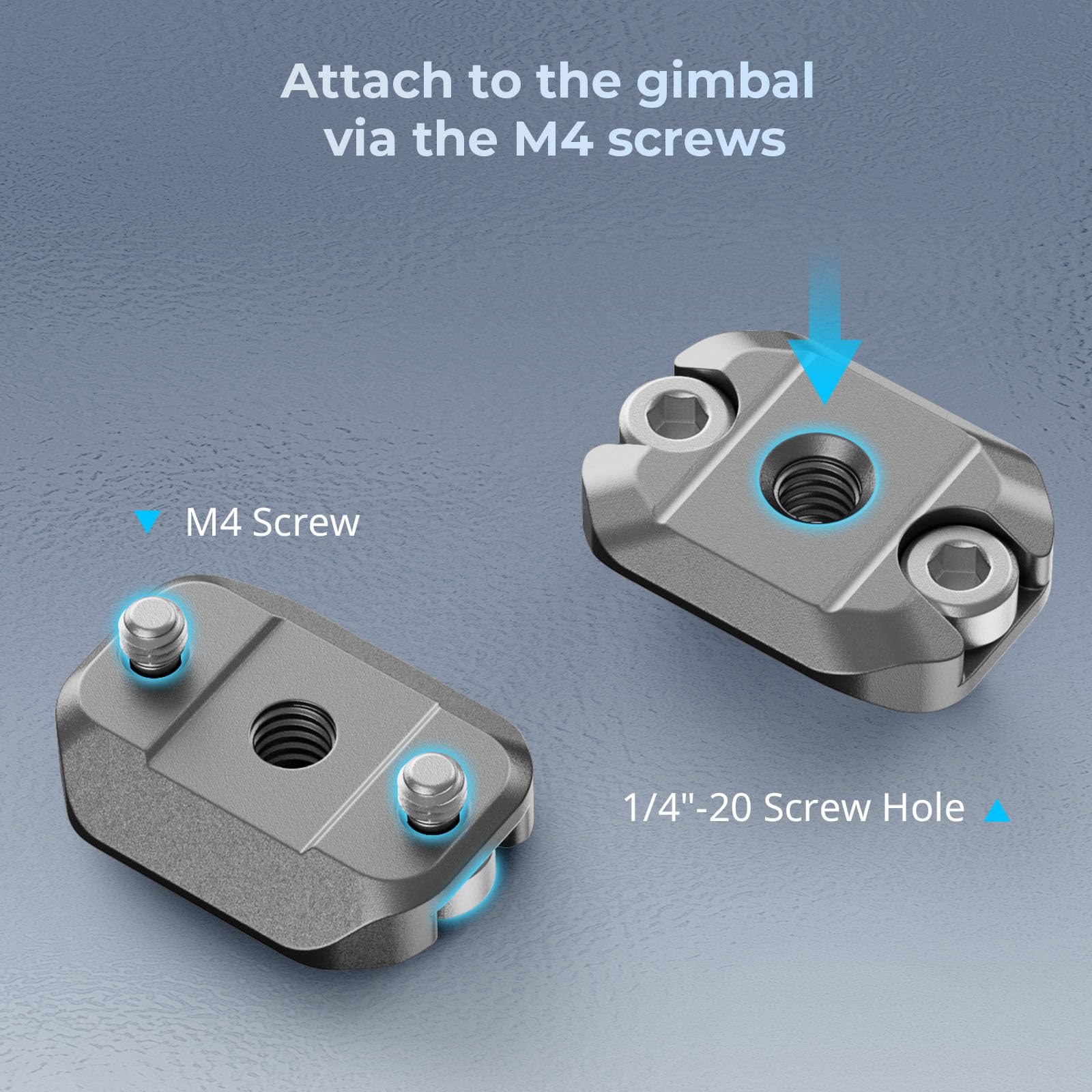 Smallrig Hawklock H21 Quick Release Mini Nato Rail For Dji Rs 2 / Rs2 / Rs3 Pro / Rs3 Mini / Rs4 Pro Stabilizers - 4640