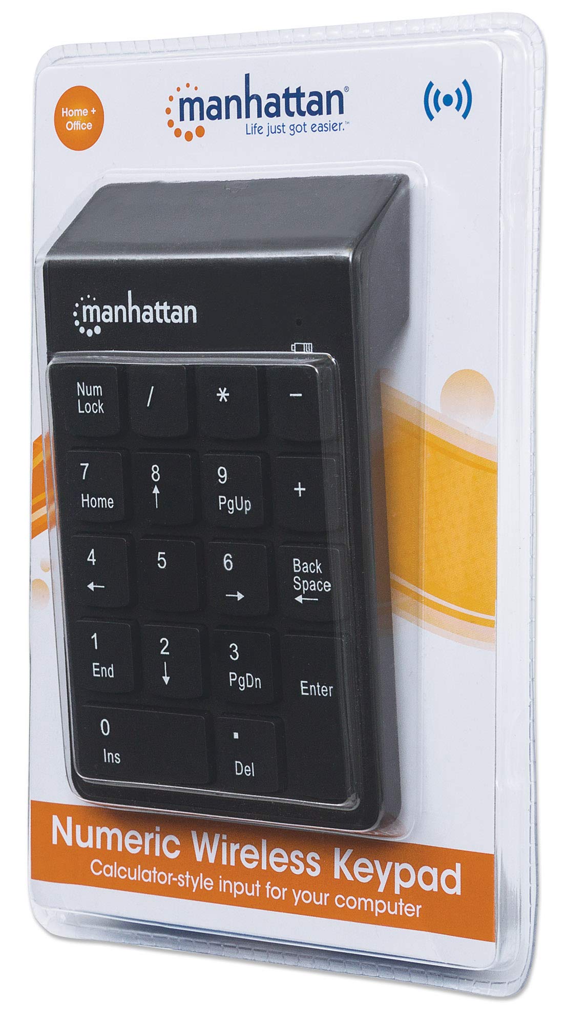 Manhattan Wireless Numeric Keypad Black 178846