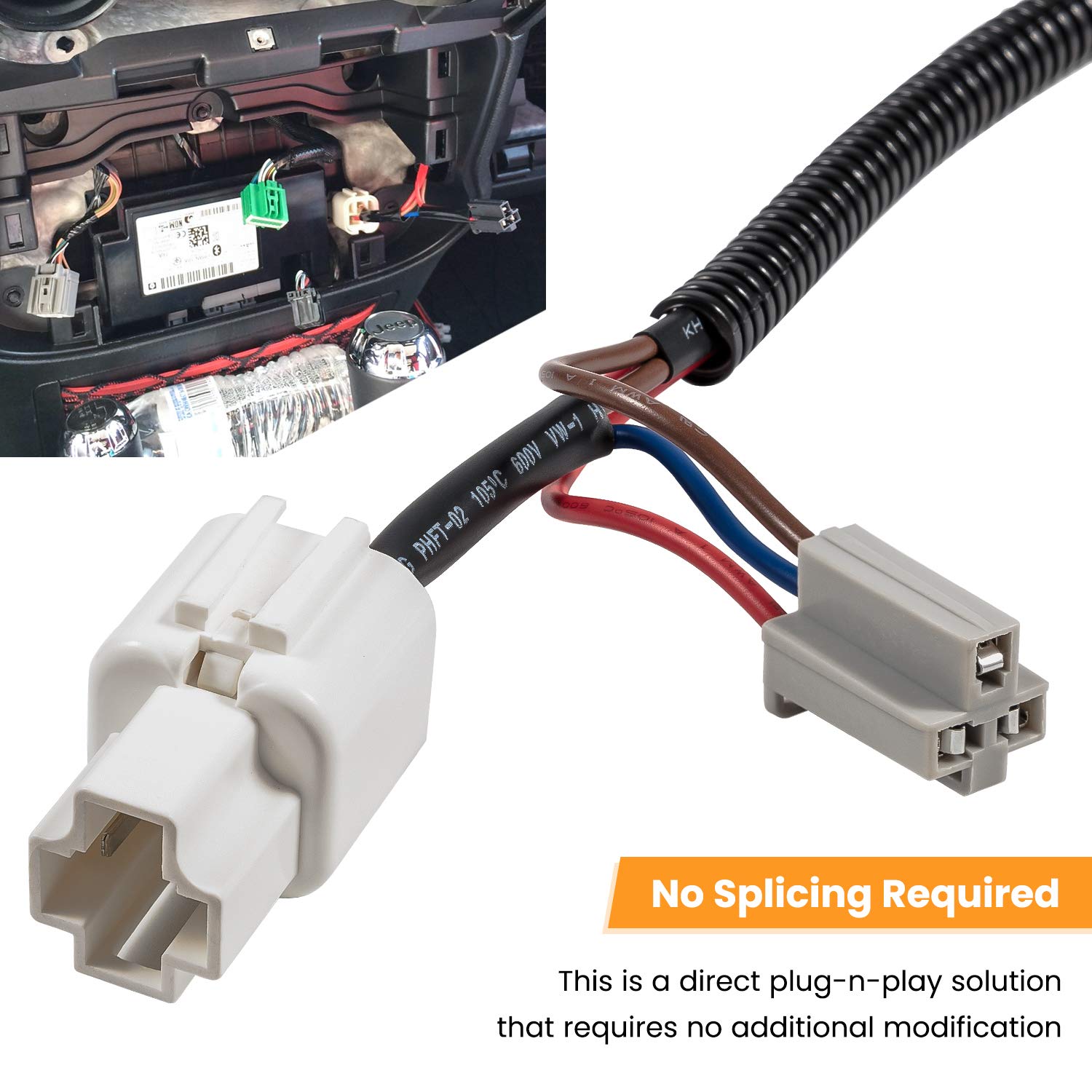 12 Volt Power Adapter For 2018 2020 2021 2022 2023 Jeep Wrangler Jl Jlu Unlimited & Gladiator Jt & For 1999 2018 Jeep Wrangler J