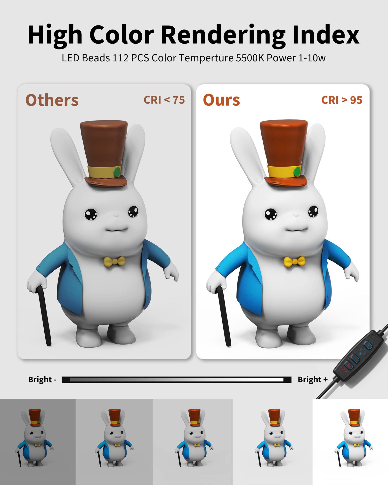 Glendan Portable Photo Studio Light Box,12'X12' Professional Dimmable Shooting Tent Kit With 112 Led Lights & 6 Backdrops For Jewelry And Small Items Product Photography