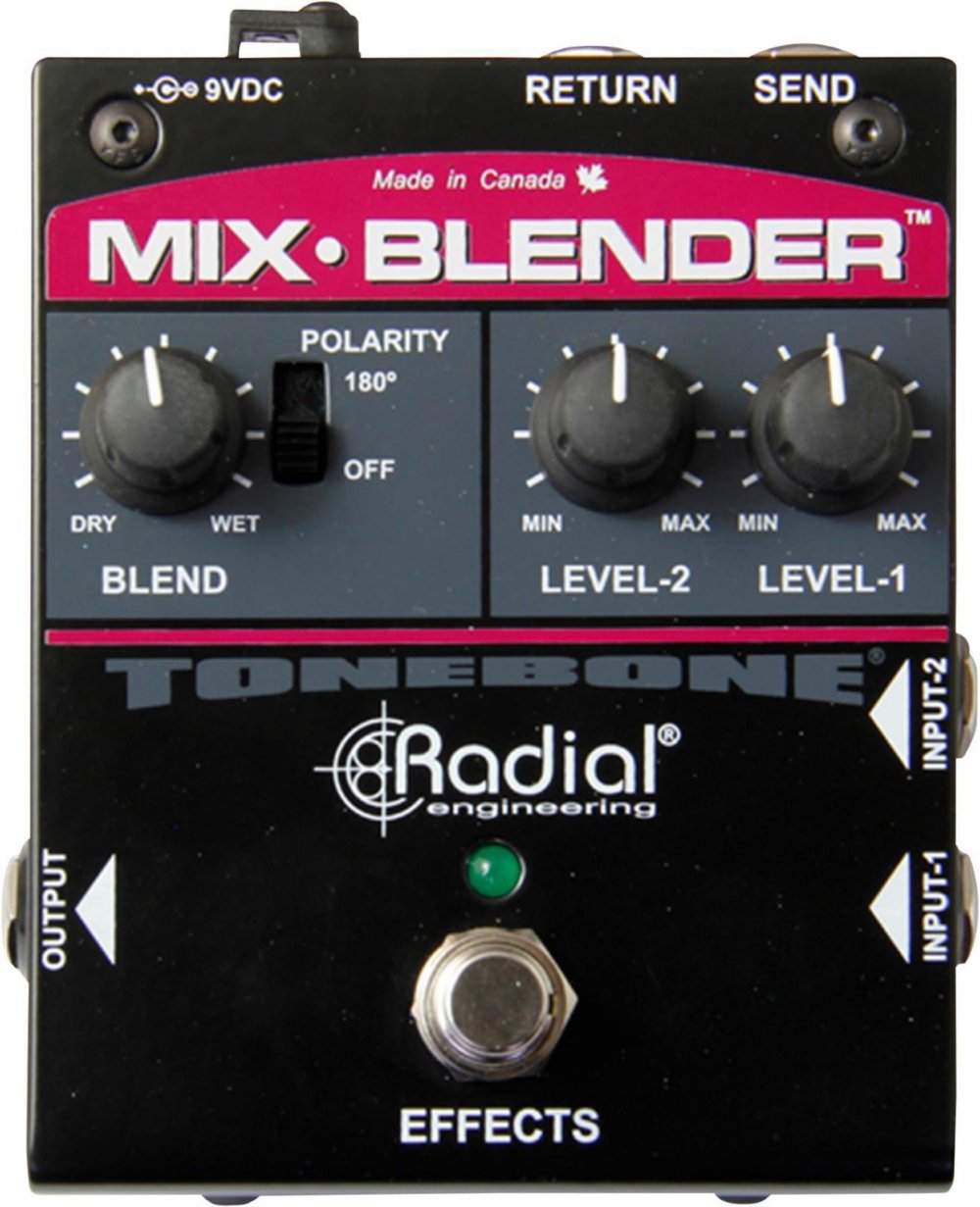 Radial Mix Blender Dual Instrument Buffer, Mixer, And Fx Loop Interface