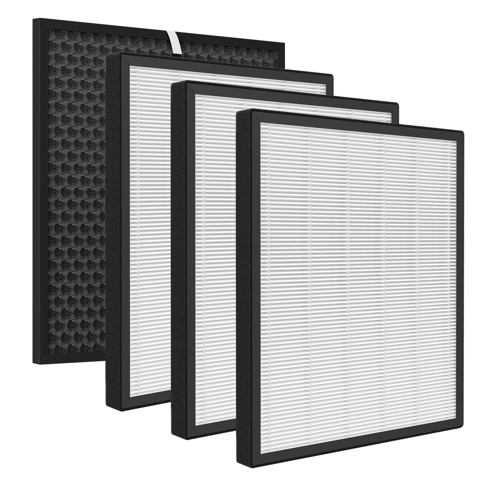 Gokbny Lv Pur131 Replacement Filter Compatible With Lv Pur131 And Lv Pur131S Purifiers, Lv Pur131 Rf, 3Hepa Filters + 1Activated