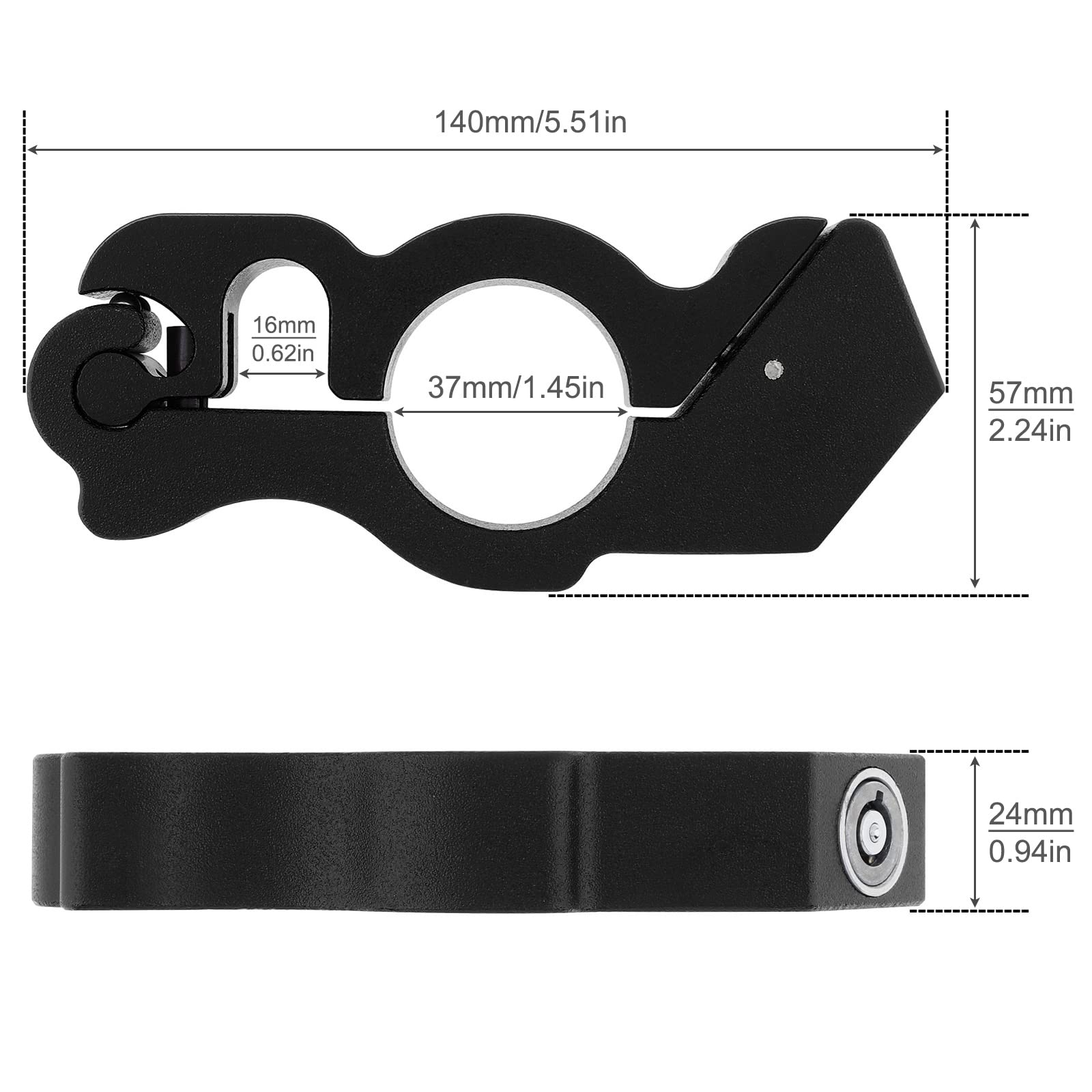 Windance Motorcycle Handlebar Grip Lock,Throttle Clutch Brake Lock, Anti Theft 2 Keys To Secure Your Motorcycle Bike Atv Moped S