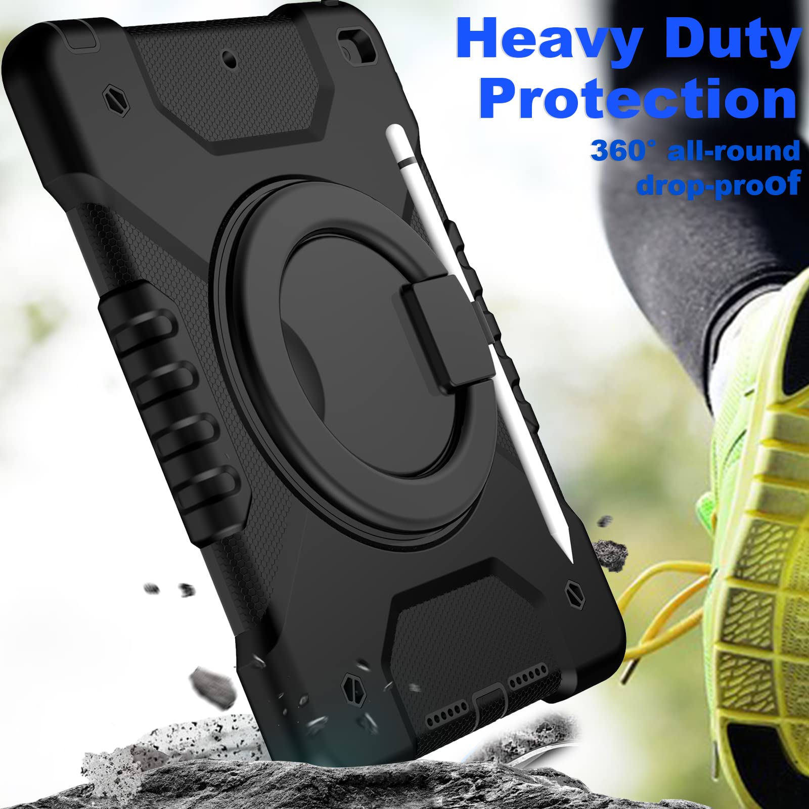 Ipad 9Th/8Th/7Th Generation Ipad Case, Case For Ipad 10.2 Inch Case Compatible With Ipad 10.2 Inch 2021/2020/2019 Shockproof Rug