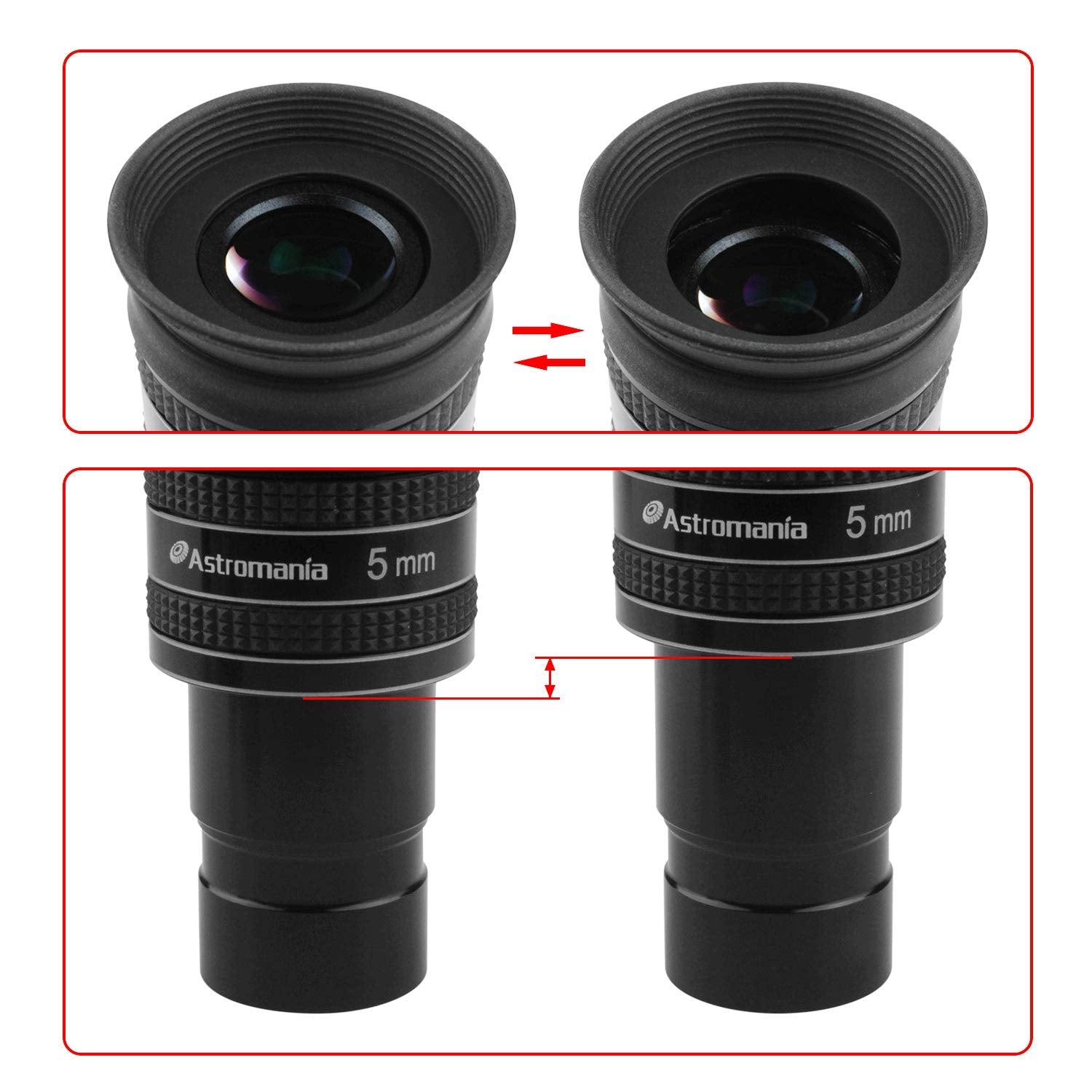 Astromania 1.25'' 5Mm 58 Degree Planetary Eyepiece For Telescope