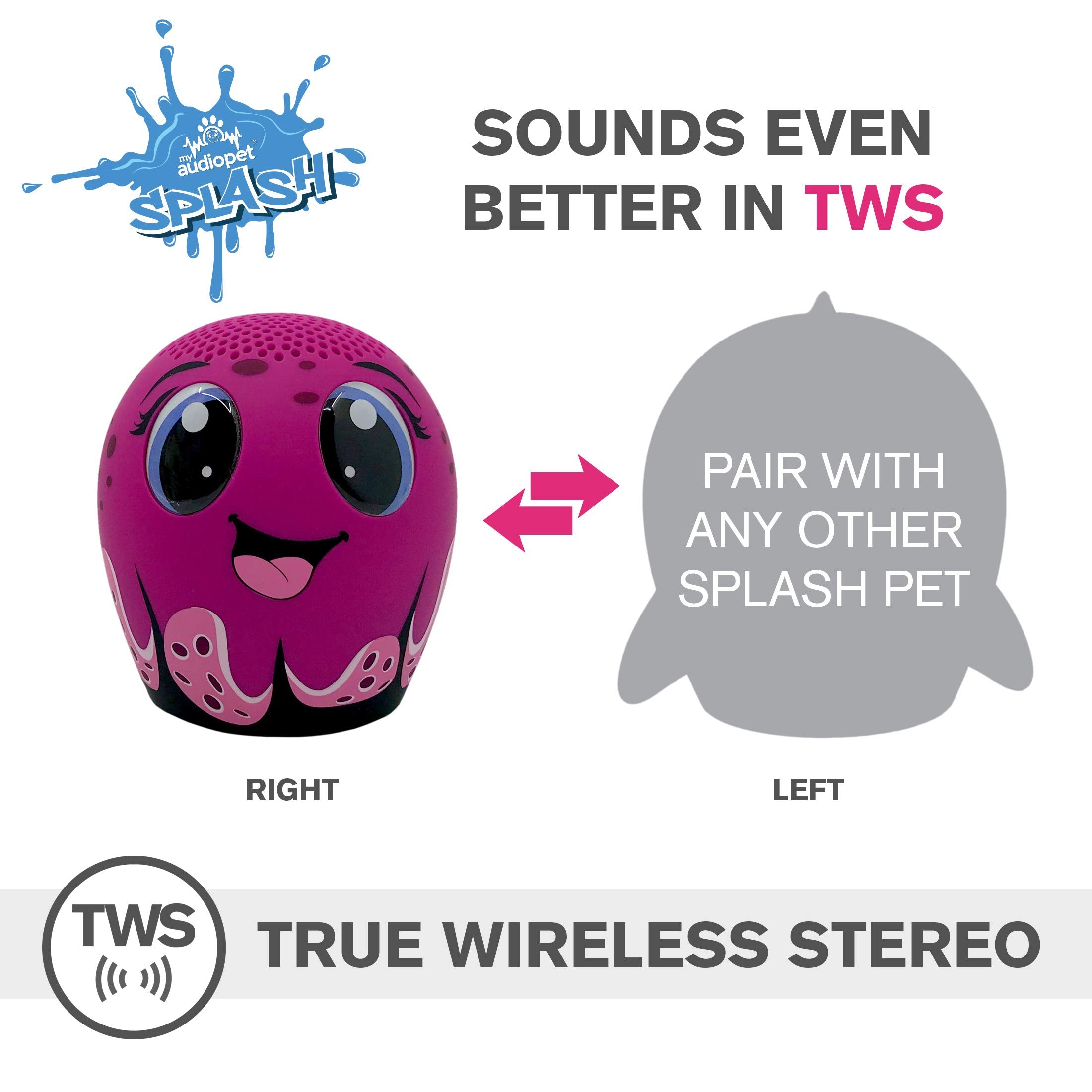 My Audio Pet Splash  Waterproof Bluetooth Portable Speaker   (Rocktopod)