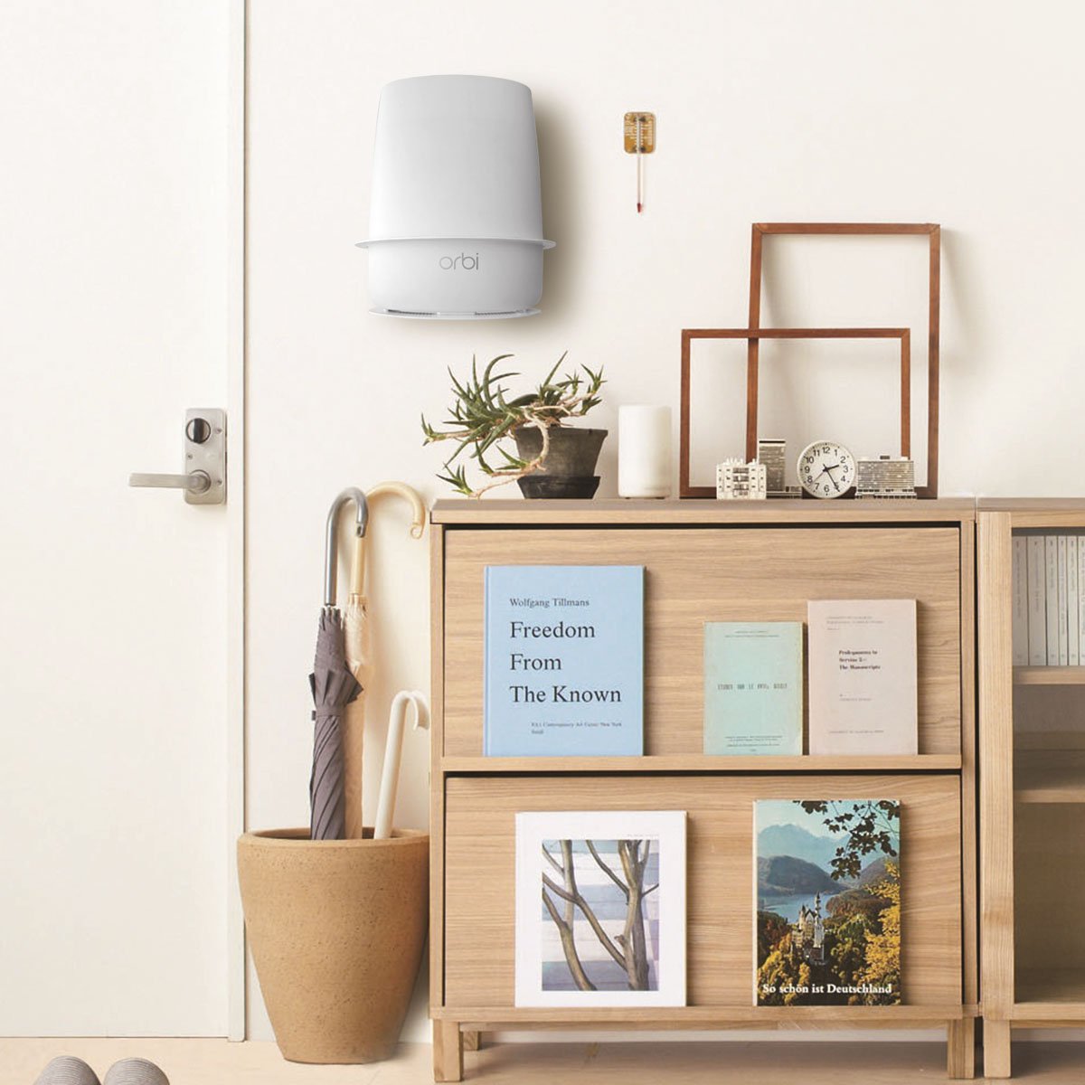 Allicaver Wall Mount Holder For Orbi Compatible Wall Bracket Netgear Orbi Sturdy Metal Made Mount Stand Holder For Orbi Wifi Rou