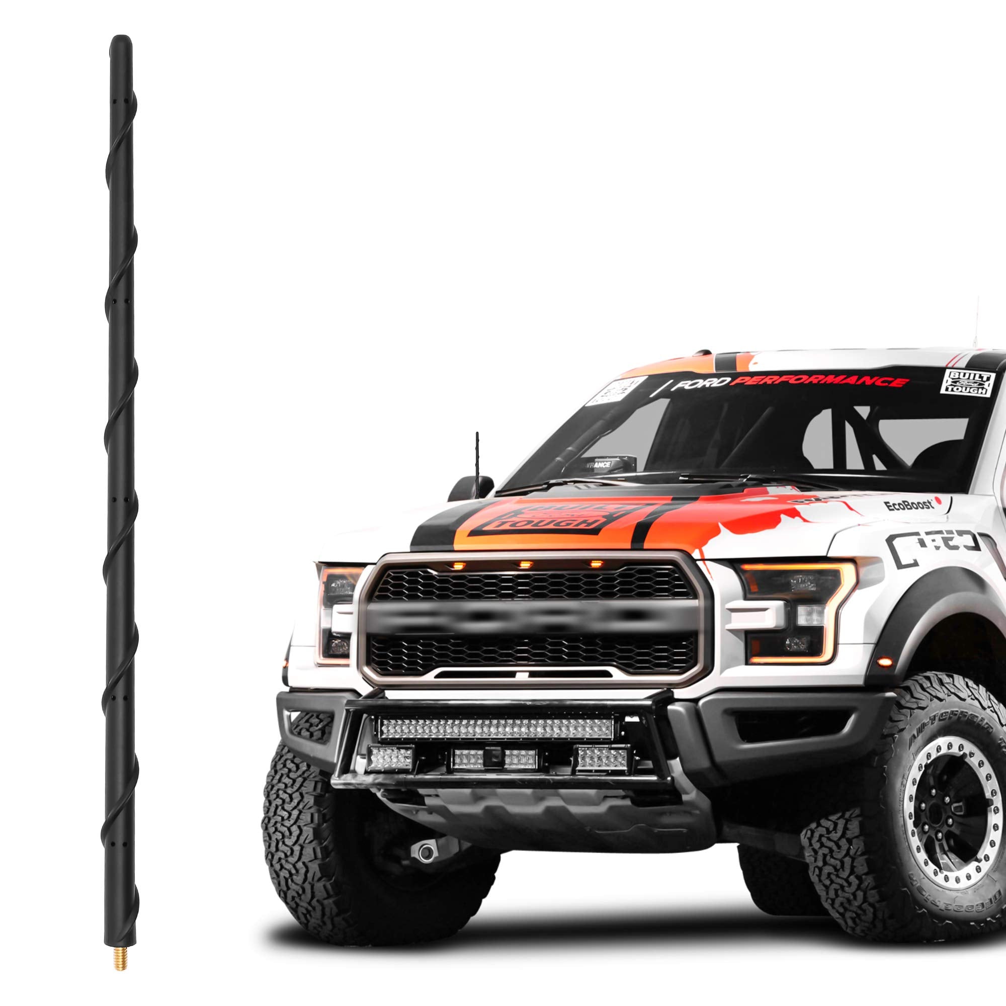 Ksaauto 16 Inch Antenna For Ford F150 2009 2024 F150 2017 2024 F250 F350 Bronco Truck Antenna Replacement Designed For Optimized