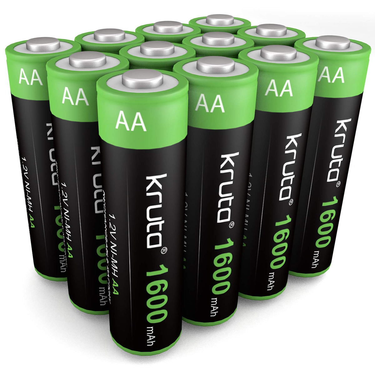 Solar Lights Batteries Aa 1600Mah High Capacity 1.2V Ni Mh Rechargeable Aa Solar Battery For Outdoor Solar Lights, Battery Strin