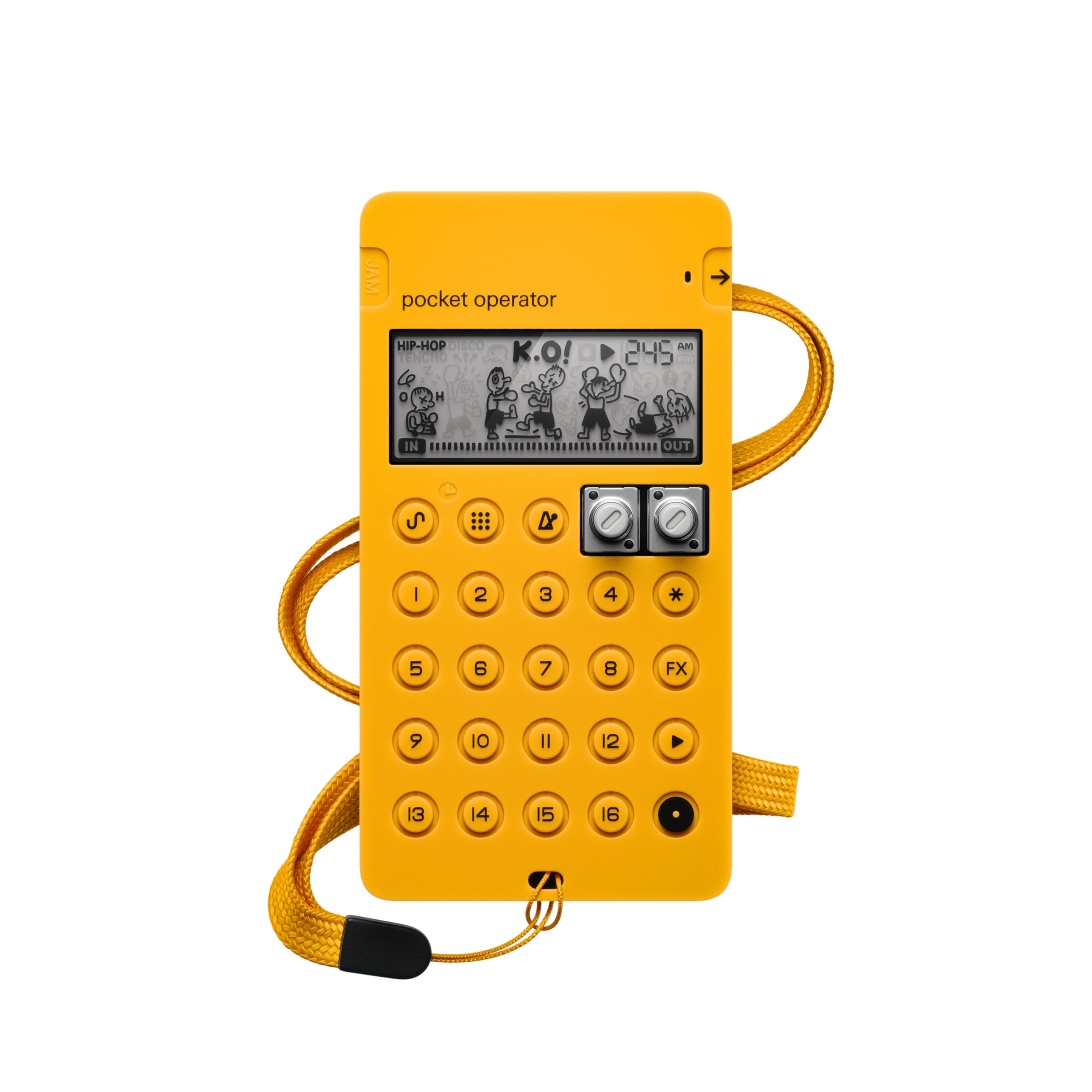 Teenage Engineering CA-X Silicon Pro-Case for Pocket Operators with Built-in Battery Protection and Anti-Slip Feet (Grey)