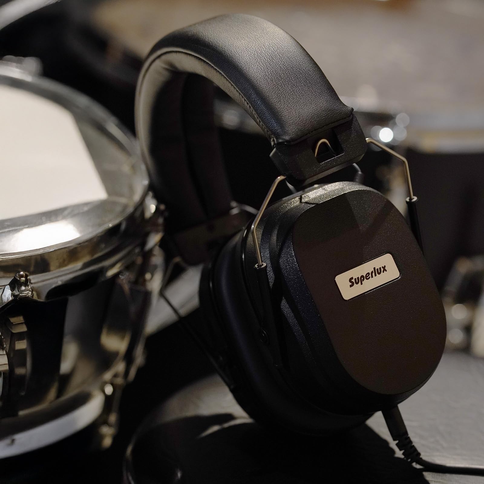 Superlux Hd667 Professional Drummer Isolation Headphones Wired - Over Ear Headphones With Noise Cancelling, Closed Back, Noise R