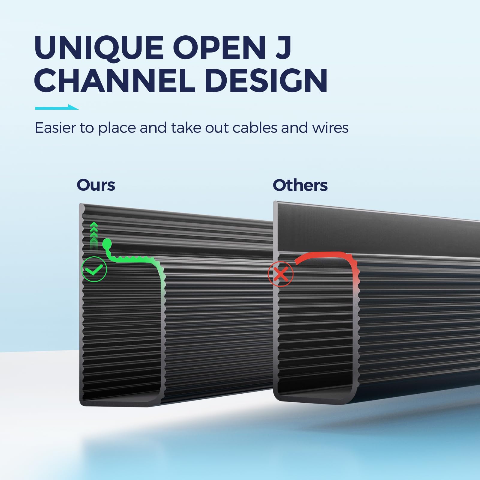 Delamu 2 Pack Safe & Tidy Cable Management Solution   Protect Kids & Pets With Home & Office Cable Management Under Desk,Cable O