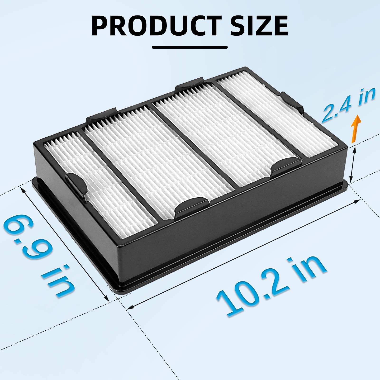 Hapf600 Hepa Filter Replacement For Holmes Air Purifier Filter B   Compatible With Hapf8650 Hap615 Hap625 Hap650 Hapf600D U2 (3