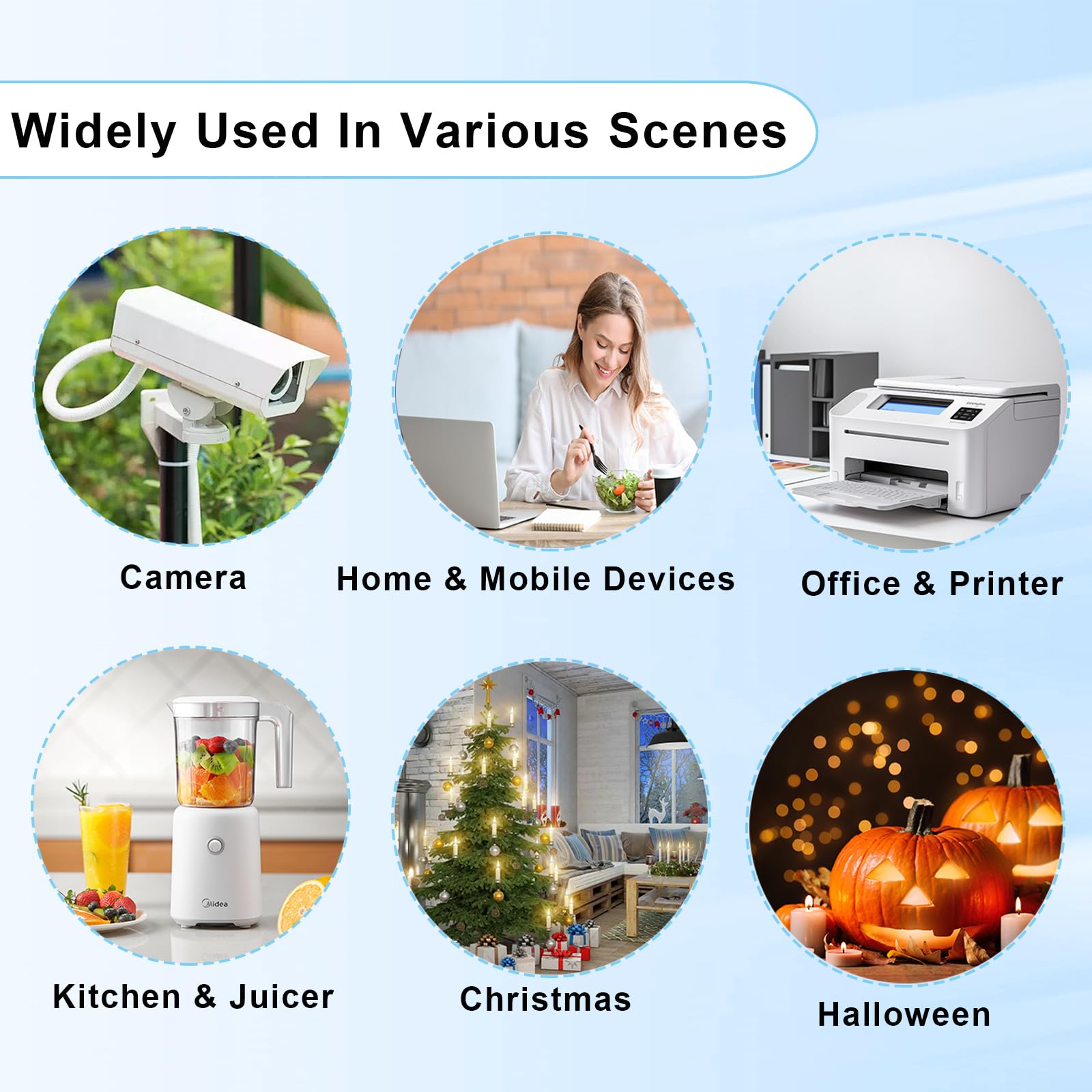 3Ft 2 Prong Power Extension Cord, 2 Prong Male Female Power Cable For Nema 1 15P To Nema 1 15R Cable Polarity,Black