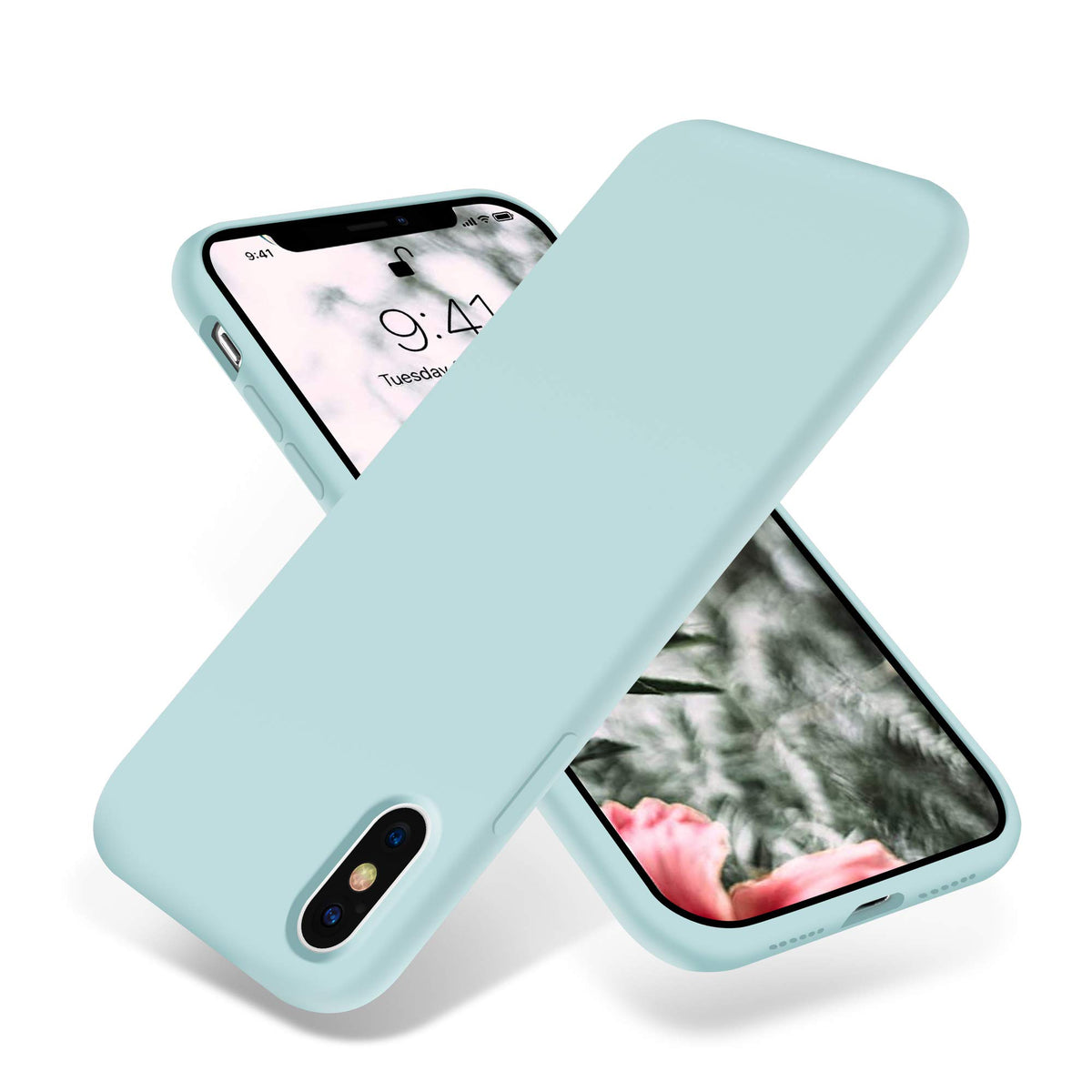 Otofly Compatible With Iphone X Case, [Silky And Soft Touch Series] Premium Soft Silicone Rubber Full-Body Protective Bumper Cas