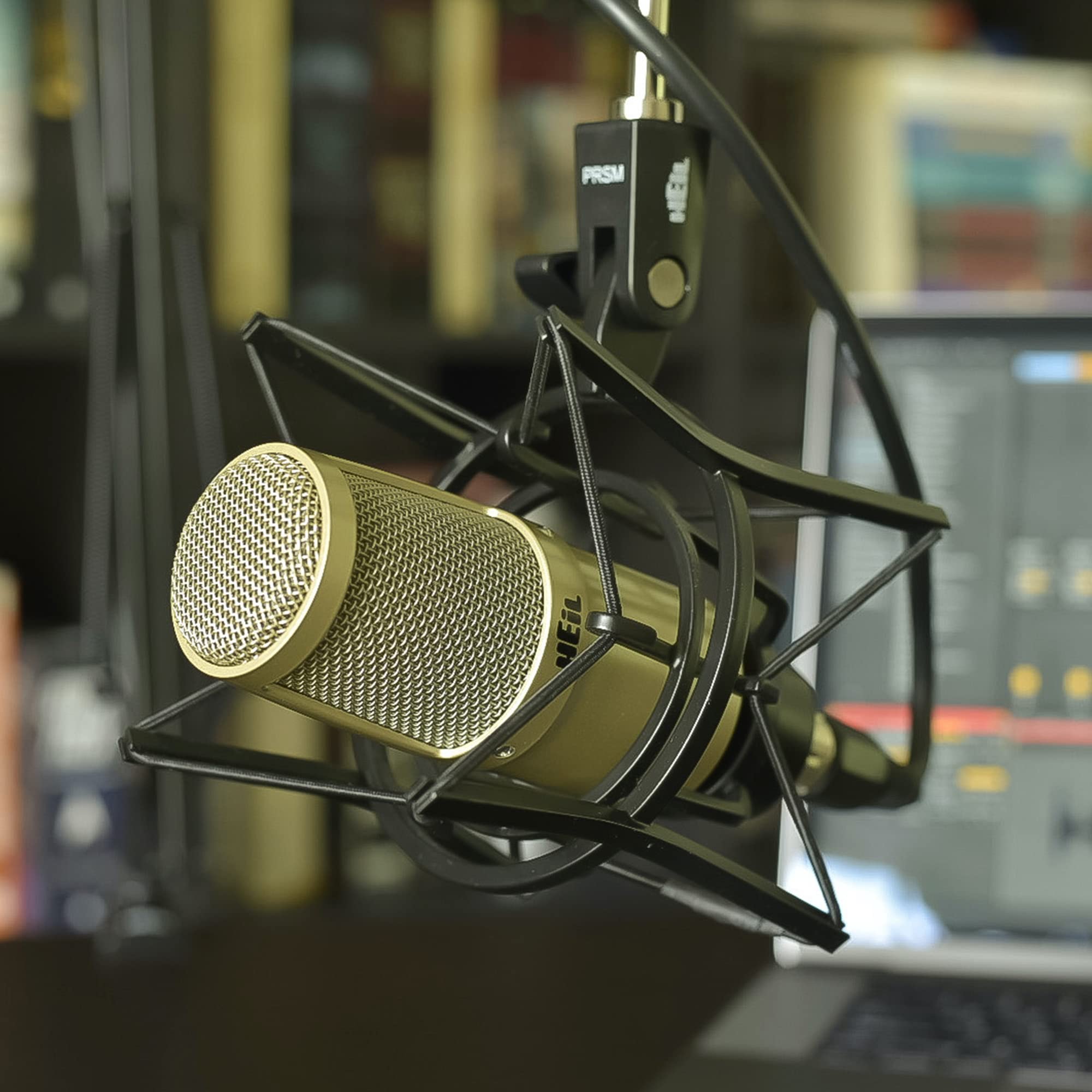 Heils Prsm Rugged, Professional Quality Shock Mount For Home Or Studio Use, Video Podcast, Broadcast, Audio Podcast