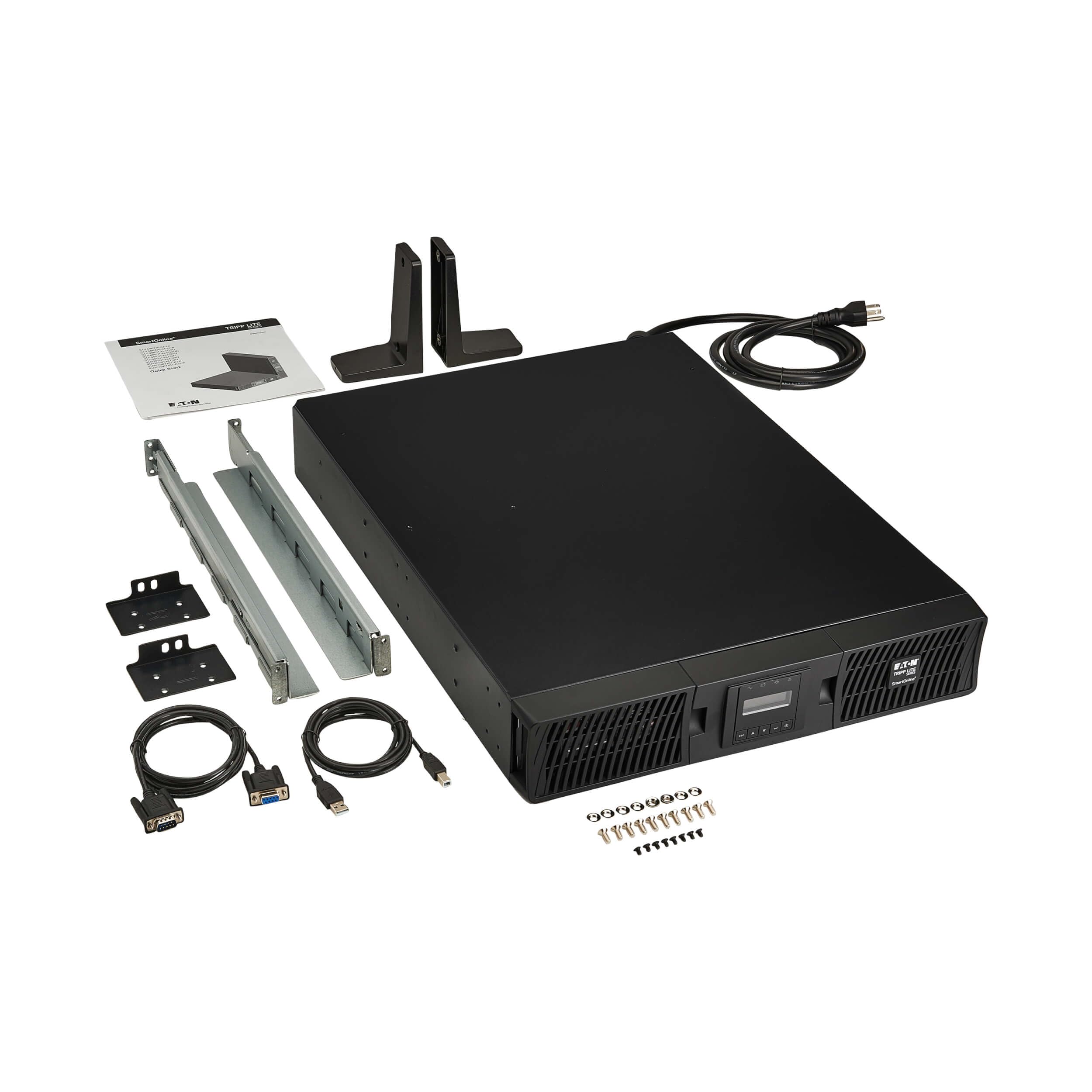 Eaton Tripp Lite Series Smartonline 2000Va Ups, Pure Sine Wave Double Conversion, 1800W, 2U Rack/Tower, Extended Run, Network Ca