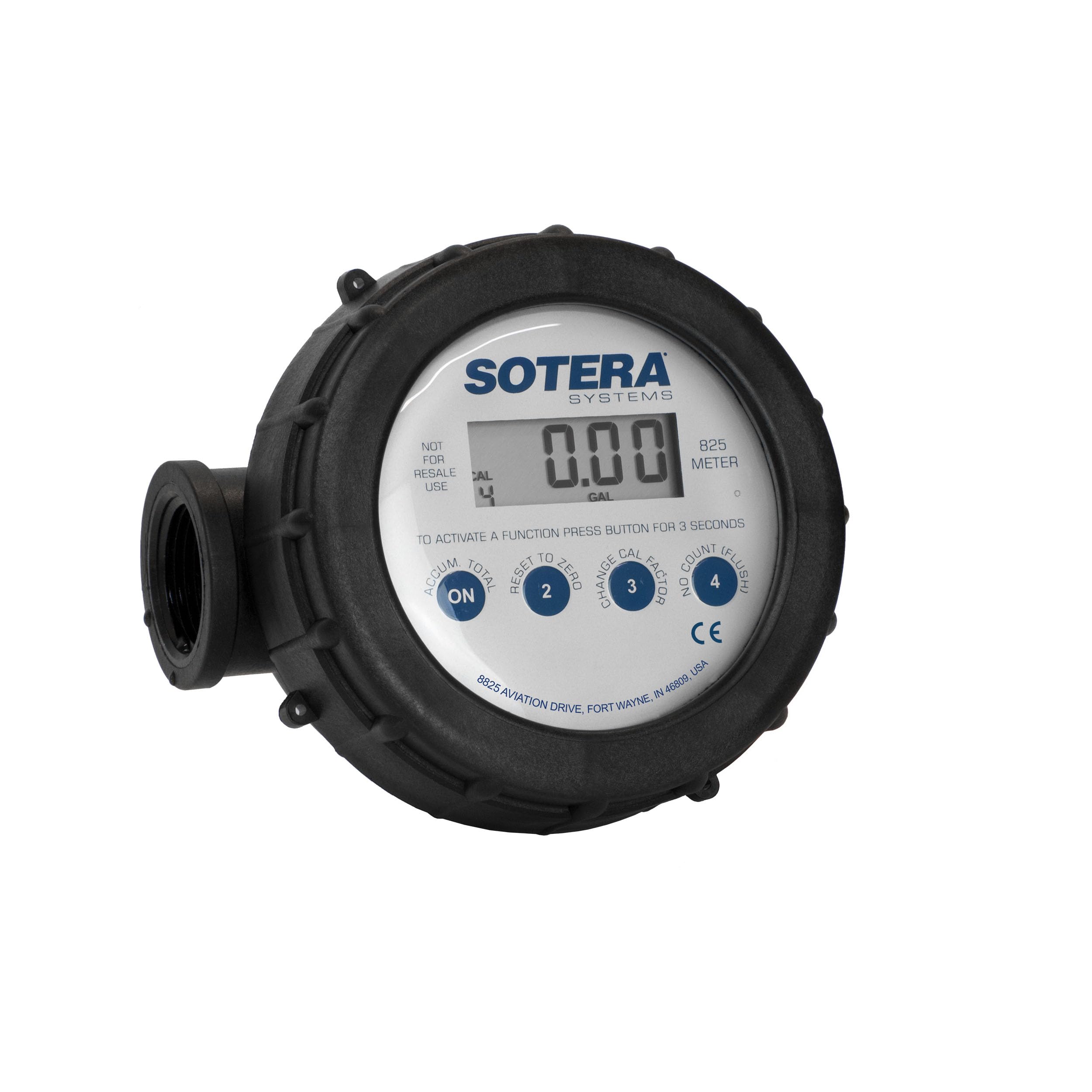 Sotera 825 1 2-20 GPM Digital Chemical Transfer Meter