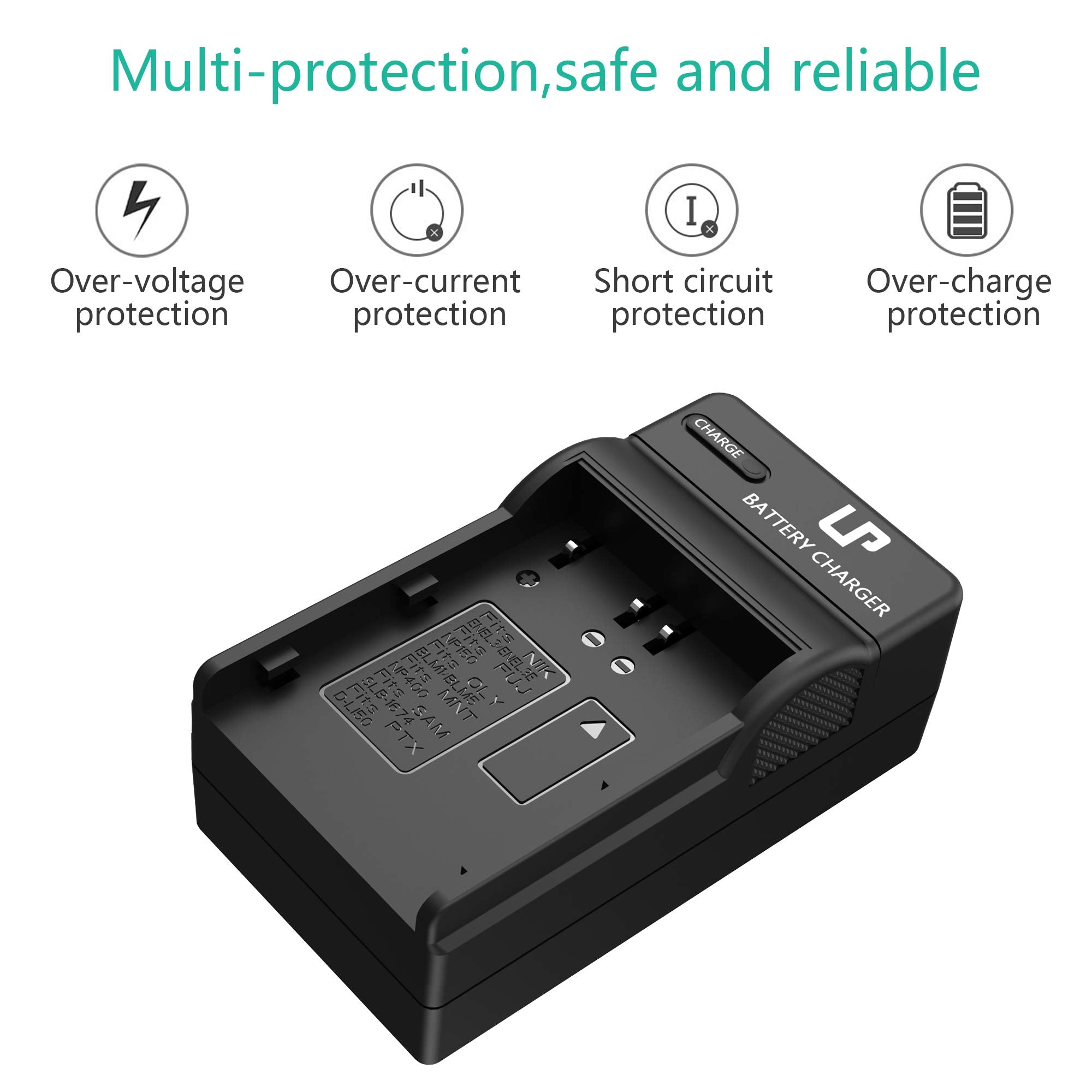 En El3E Battery Charger, Lp Charger For Nikon En El3E, El3, El3A Battery, Compatible With Nikon D700, D300S, D300, D200, D100, D