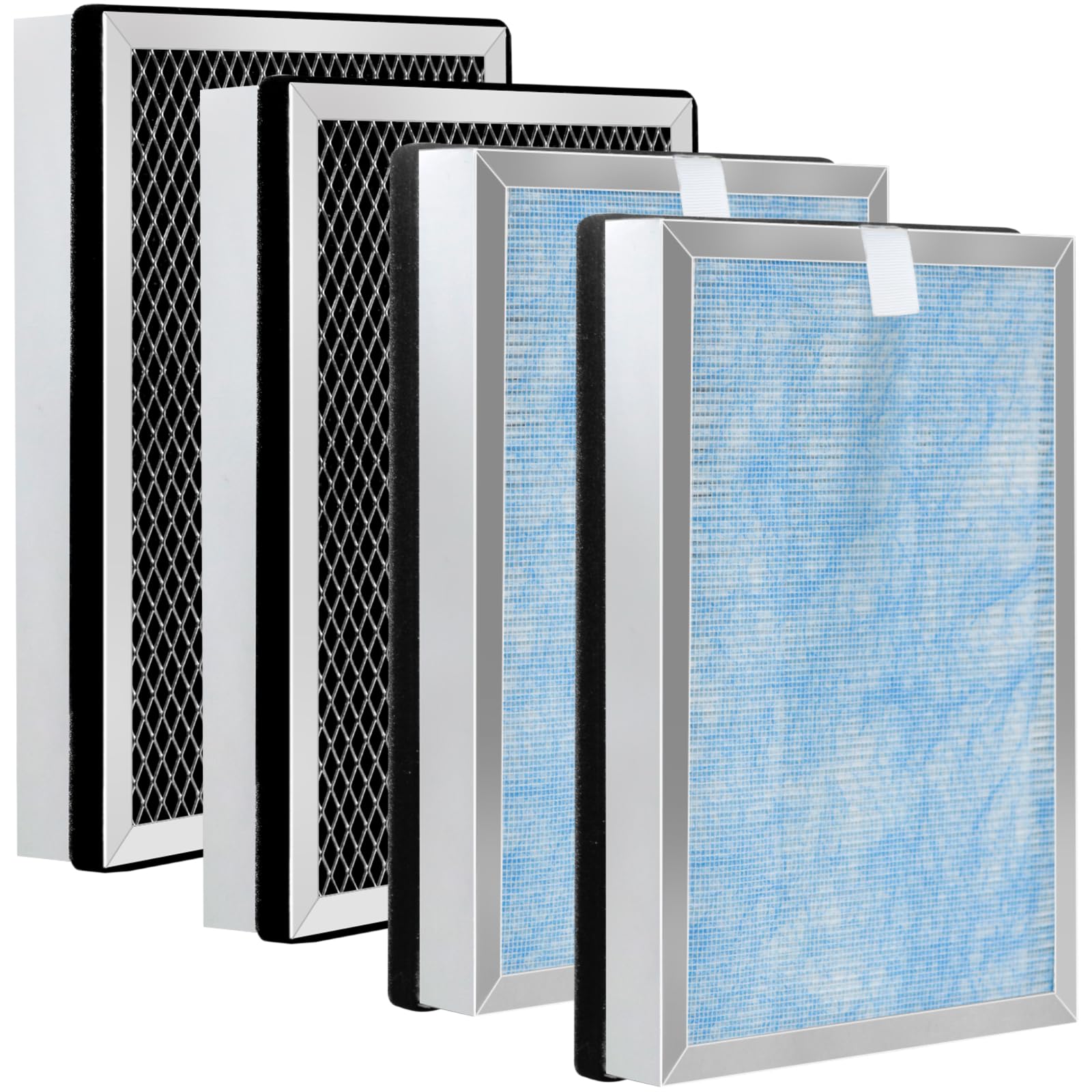 Upgraded 25 Replacement Filter, Compatible With 25 S1/W1/B1 Air Purifier,4 In 1 Stage With Pre Filter,H13 True Hepa,And Activate