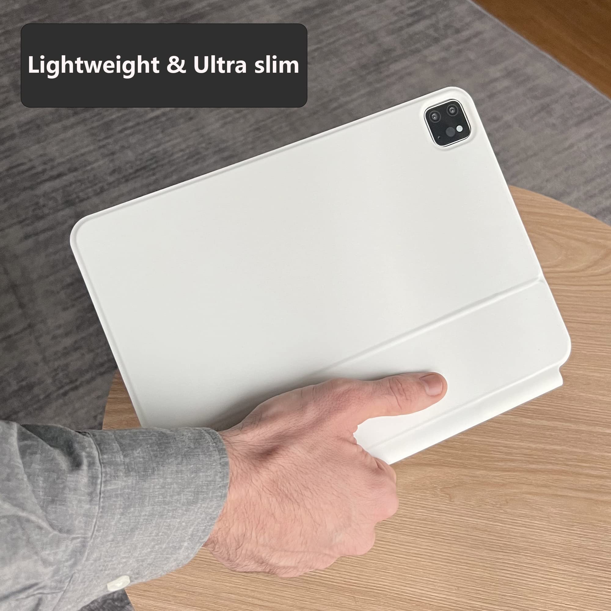 Inunion Magic Keyboard For Ipad Pro 11& Air 11 Inch (M2, 2024) And 10.9'' Ipad Air 5Th &4Th Generation, Magnetic Keyboard Case W