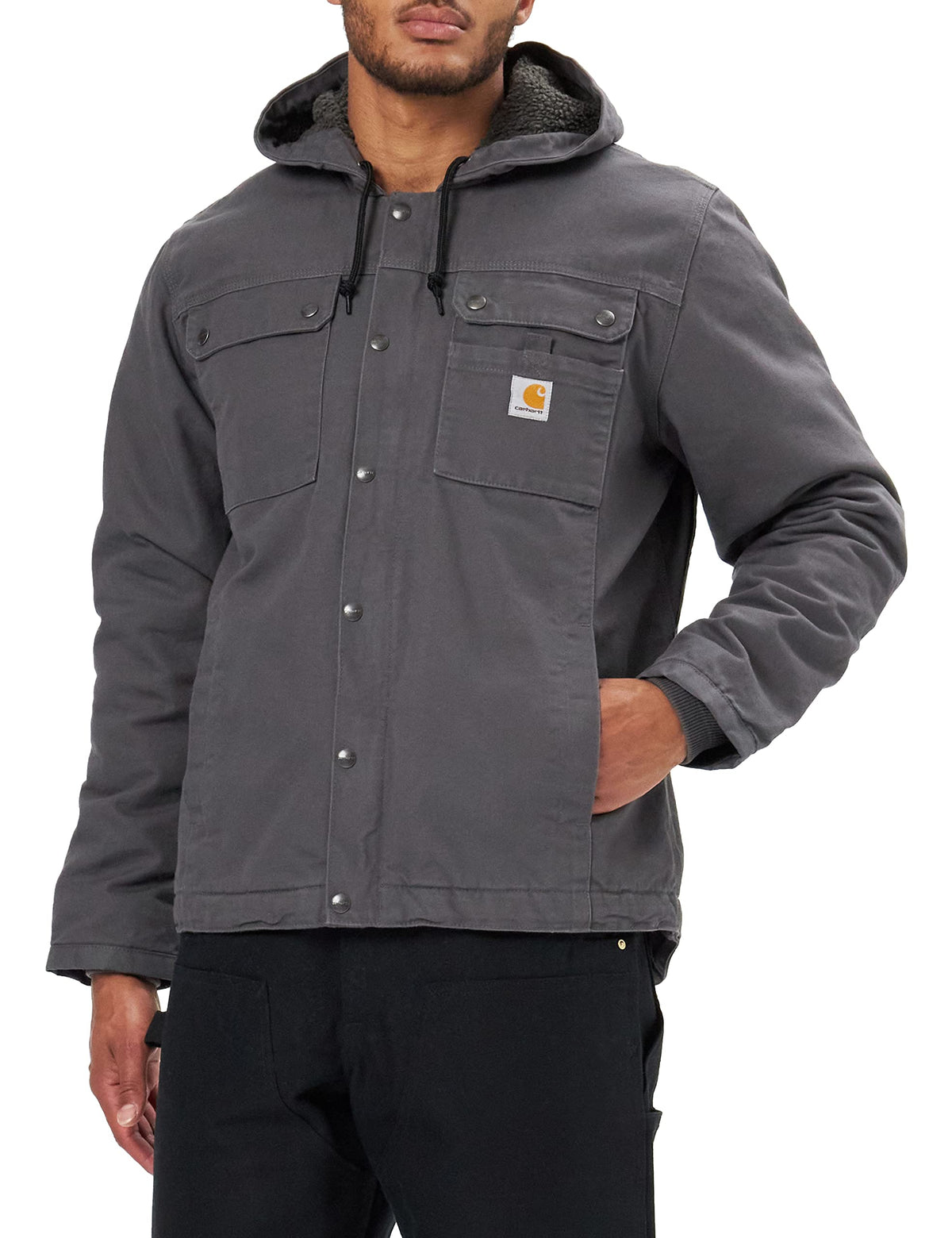 Carhartt Mens Bartlett Jacket (Regular And Big  Tall Sizes) Work Utility Outerwear, Gravel, Xx Large Us