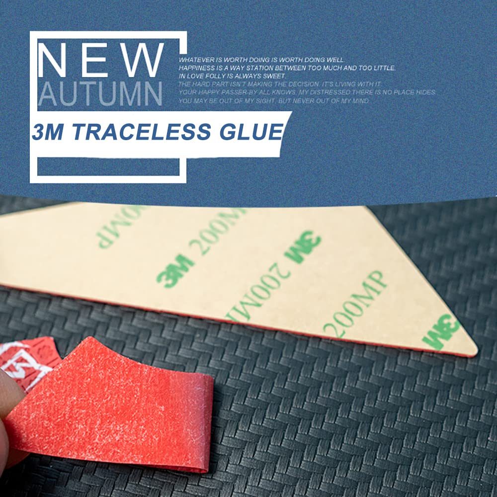 Hokeyio Mouse Grip Tape For Razer Deathadder V3 Pro Professional Non Slip Suck Sweat Resistant Printsteam Black Blue 0.5Mm