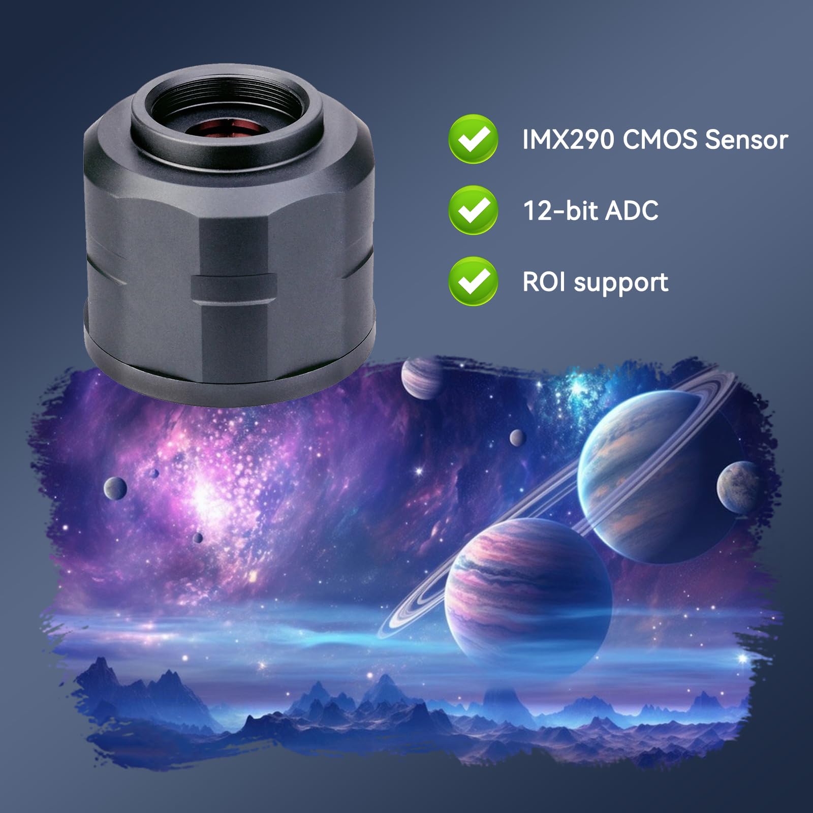 Svbony Sv305 Telescope Camera, 2Mp Astronomy Camera, 1.25 Inch Planetary Camera For Photography, Suitable For Beginners In Astrophotography