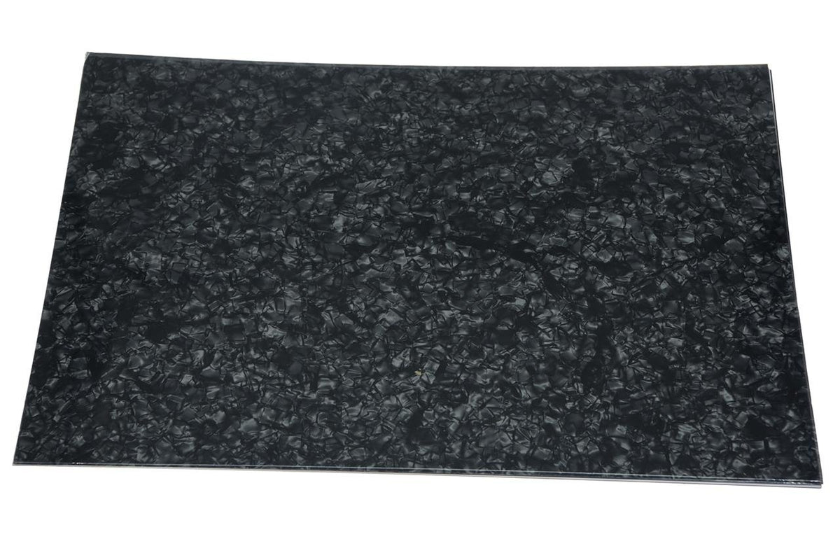 Dopro Uncut 11''X17'' Diy Blank Guitar Bass Pickguard Material Sheet Scratch Plate Material Sheet 29X43Cm Black Pearl (Cut Your 
