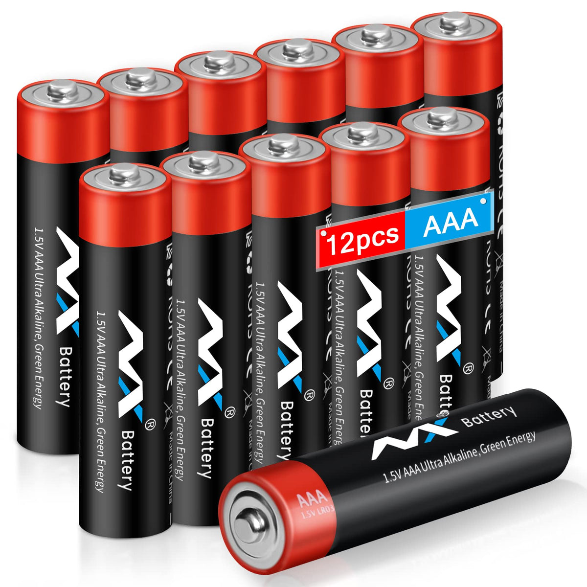 Tsrwuily Aaa Lr03 Batteries,Ultra Long Lasting Alkaline Battery,With Long Lasting Power, 10 Year Shelf Life Msds And Ce Rohs Tes