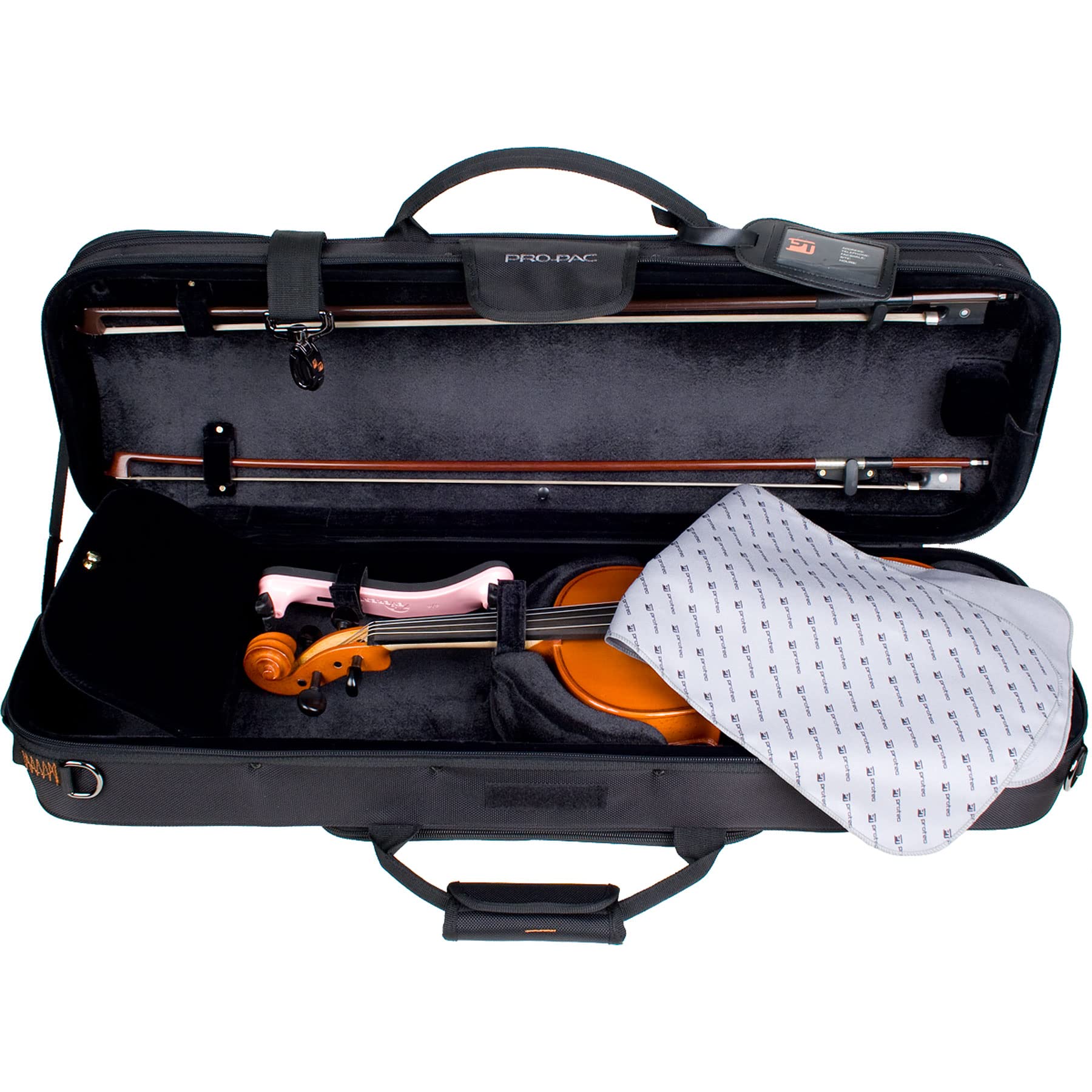 Protec Deluxe 4/4 Violin Pro Pac Case Black, Model Ps144Dlx