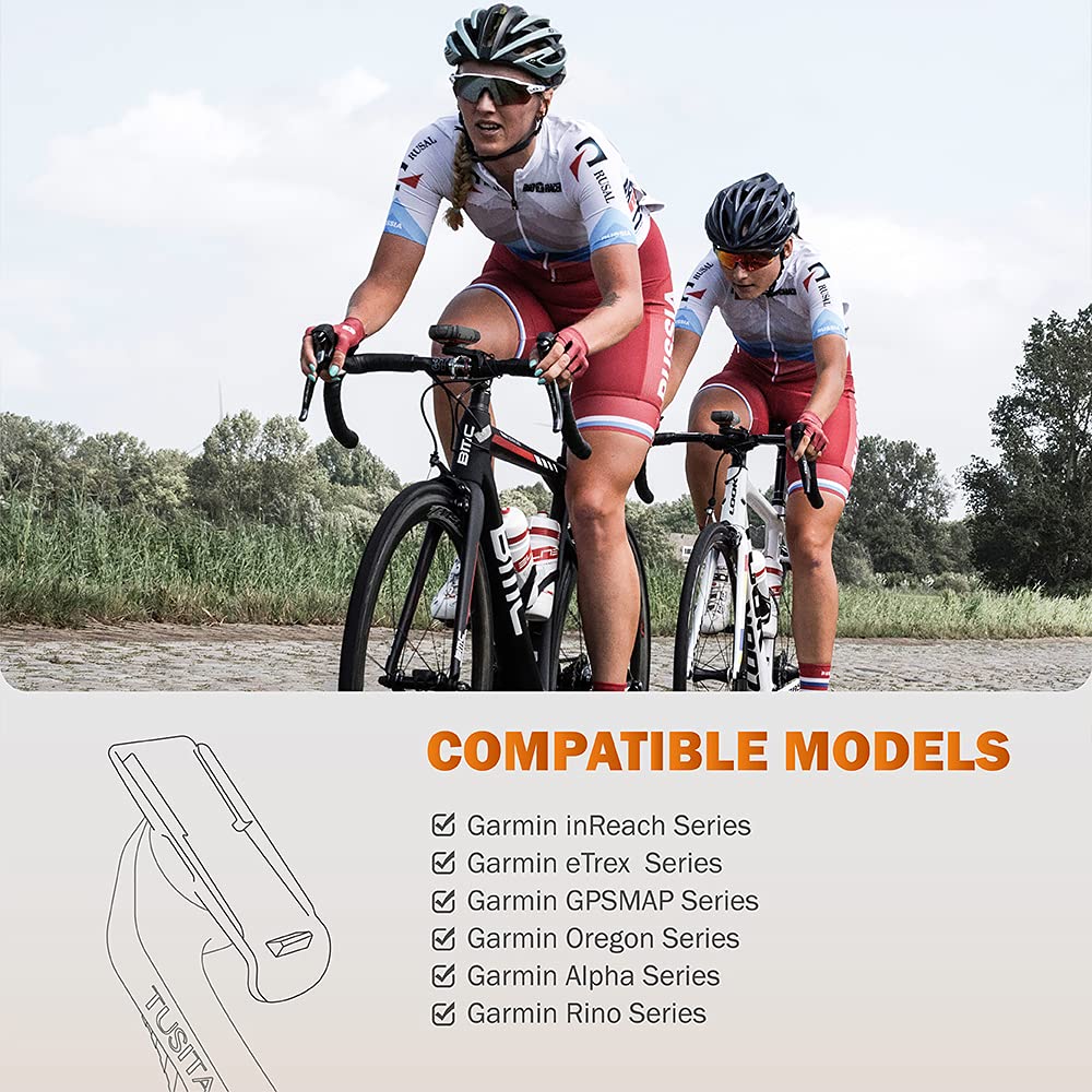 Tusita Bike Mount Adapter Compatible With Garmin Handheld Gps,2 Pack