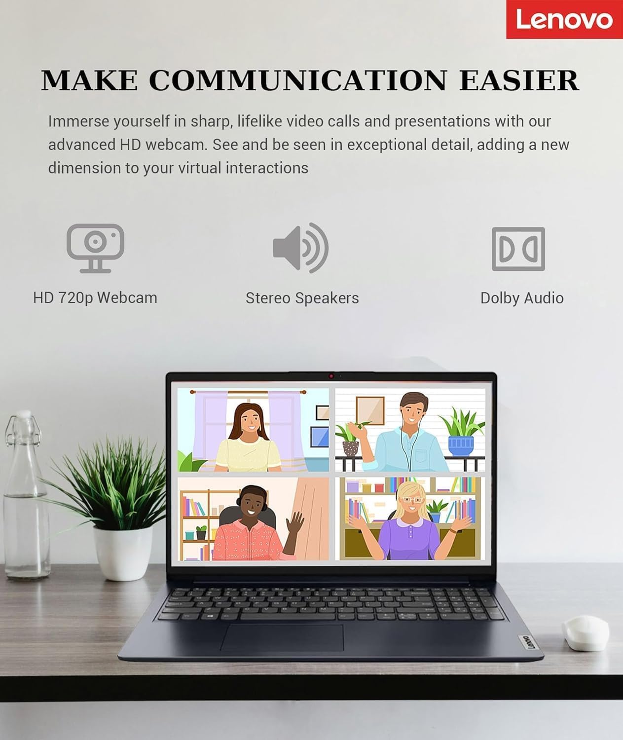Lenovo 15.6 Touchscreen Ideapad | 8Gb Ram | 768Gb Storage (256Gb Ssd & 512Gb External Storage) | Intel 6-Core Processor | Fhd (1
