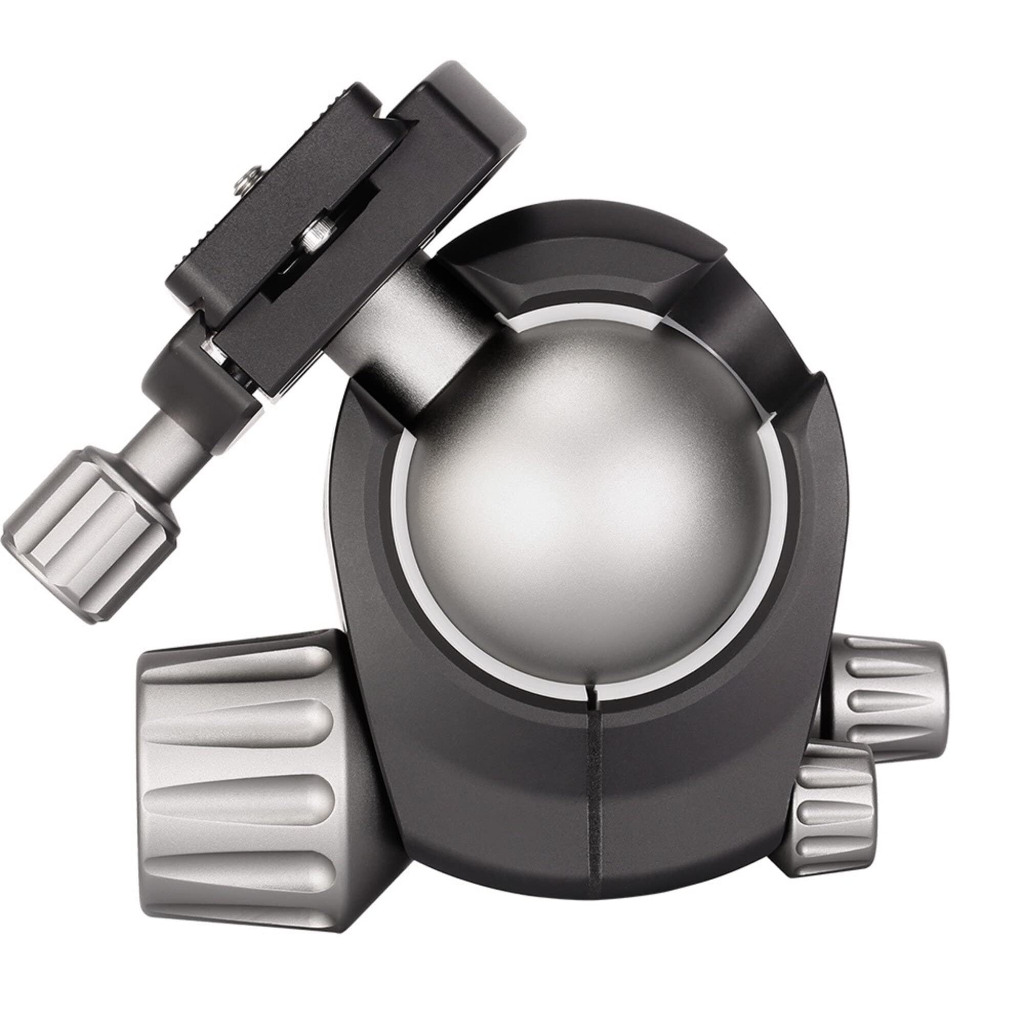 Leofoto Lh 55 55Mm Low Profile Ball Head Arca Compatible W Independent Pan Lock