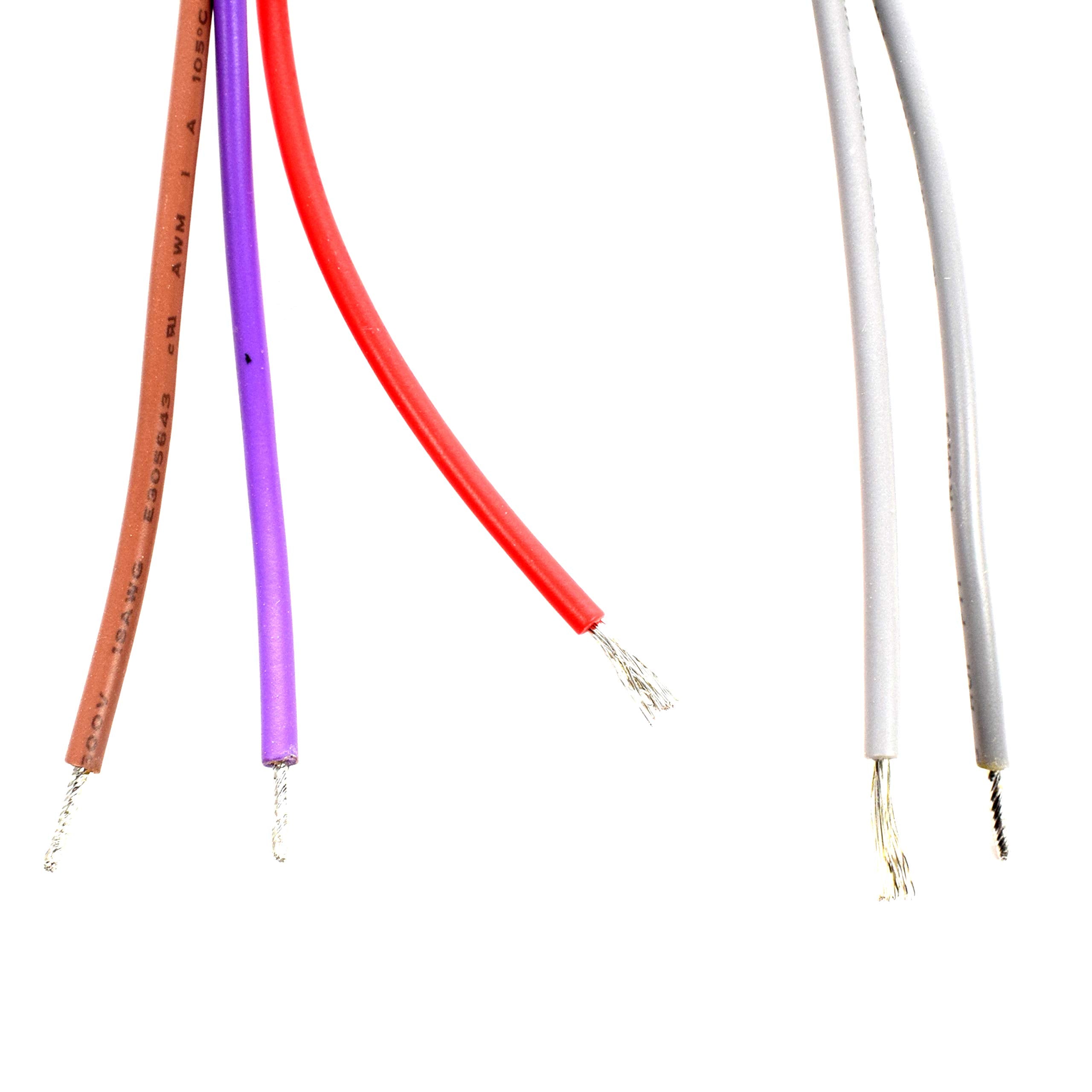 Hqrp 2 Pack Ceiling Fan Capacitor Cbb61 4Uf+5Uf+5Uf 5 Wire