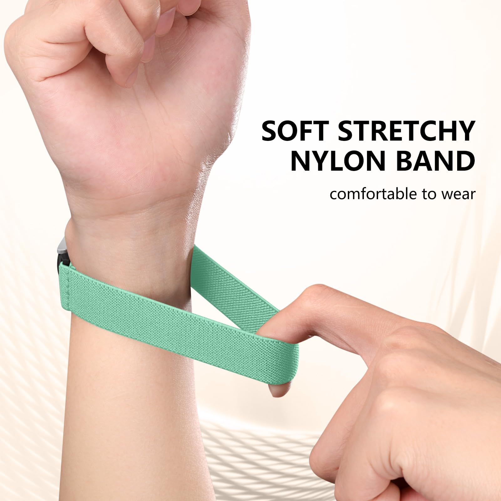 Lerobo Elastic Bands Compatible With Samsung Watch 7 6 5 4 Fe 40Mm 44Mm,Watch 5 Pro Band 45Mm/For Galaxy Watch 6 4 Classic Band