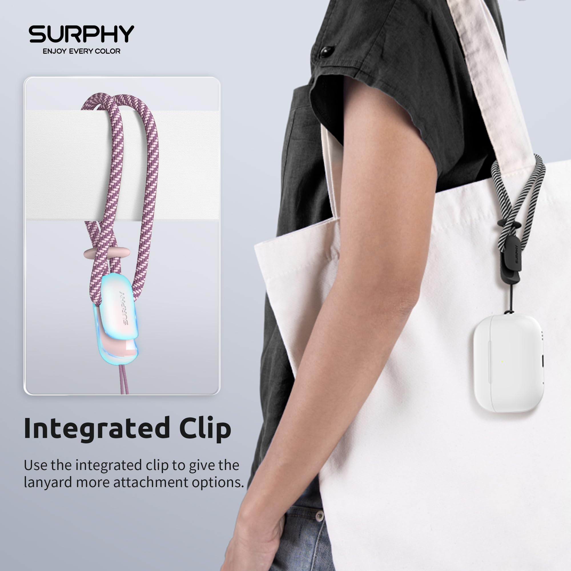 Surphy 3 Pack Phone Wrist Strap With Cellphone Tether Tab, Cellphone Lanyard, Anti Theft Phone Strap With 2-Color Braided, Wrist