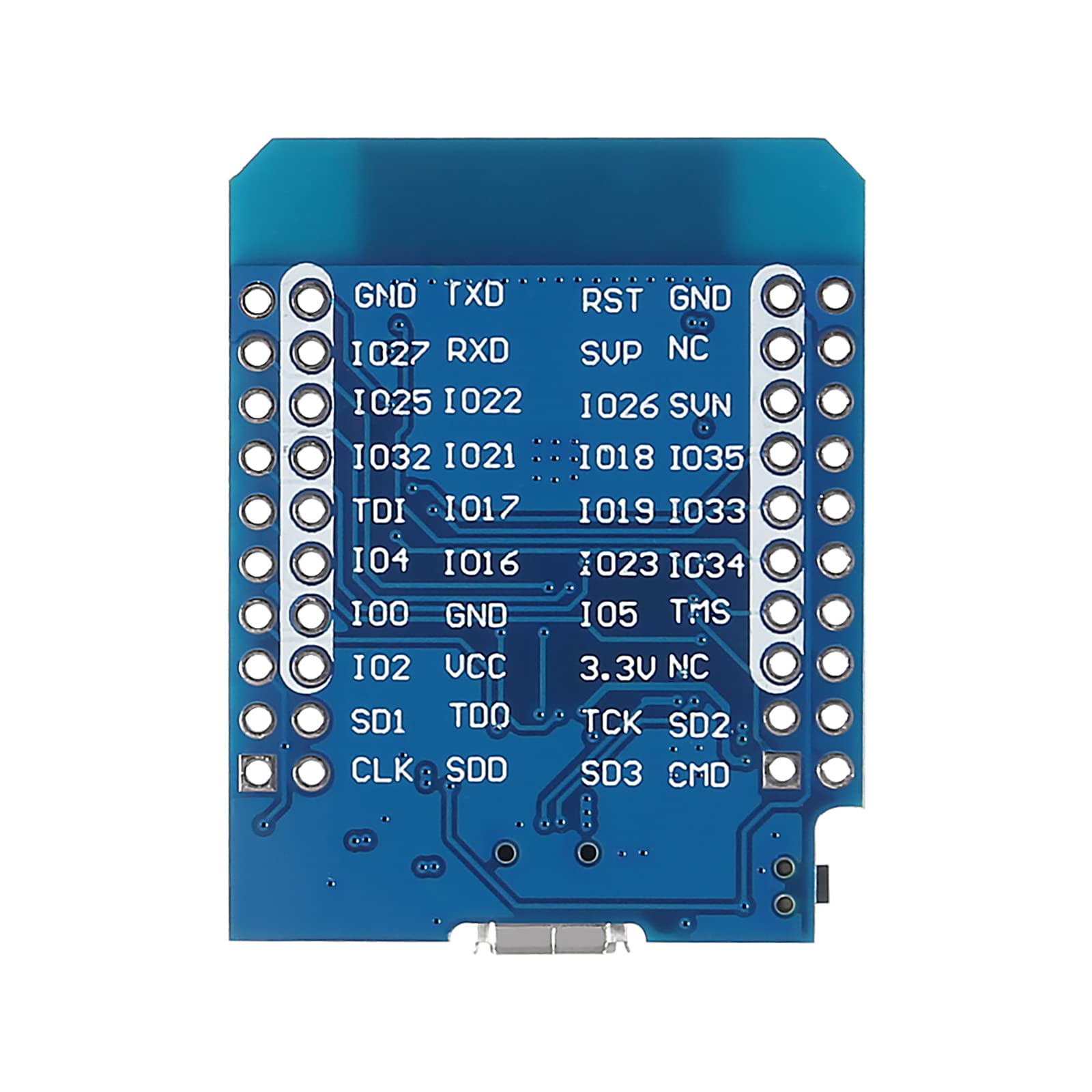 Qccan 3Pcs For Esp32 D1 Mini Nodemcu Esp 32 Wlan Wifi Bluetooth Development Board Base On Esp8266 Compatible With Wemos D1 Mini