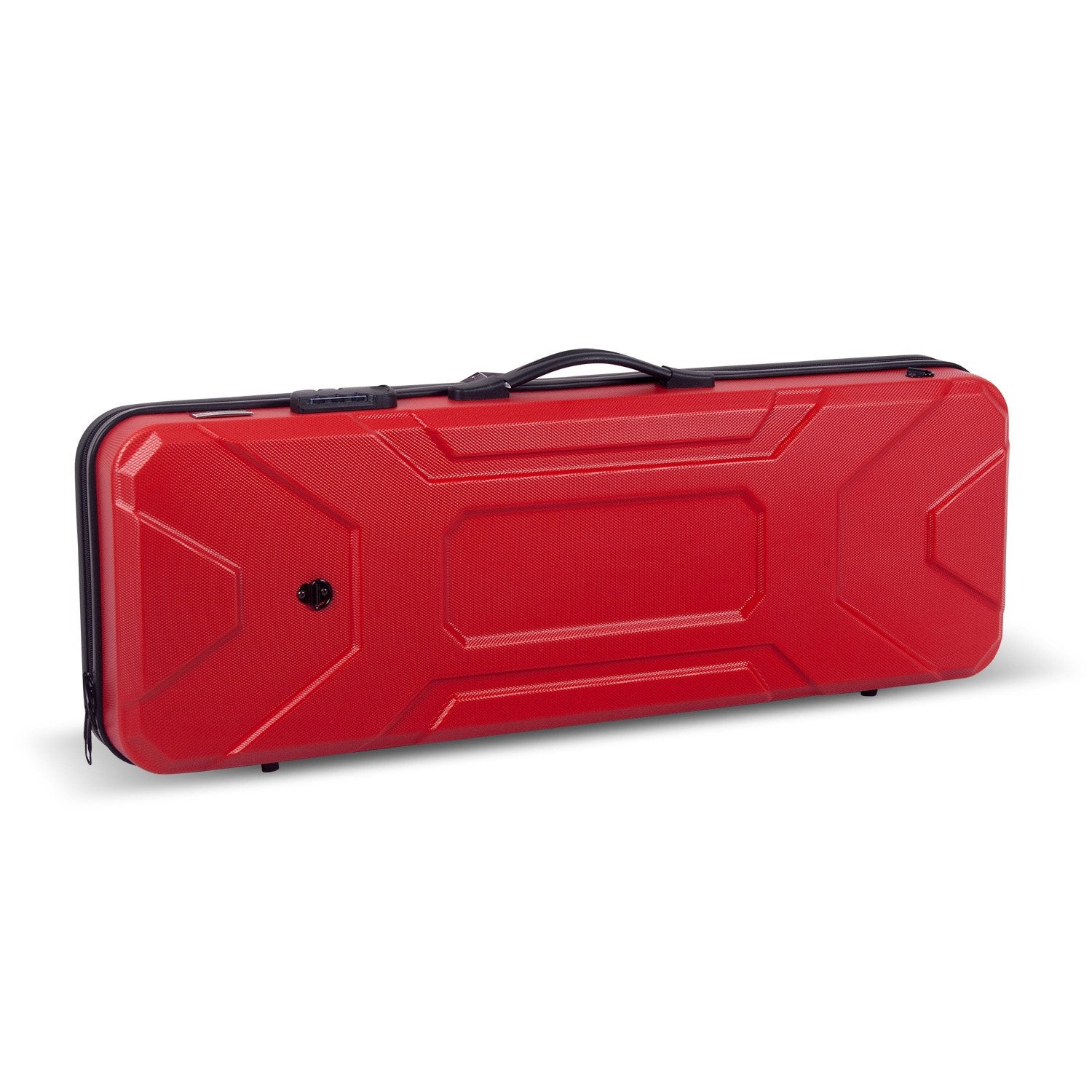 Crossrock Cra400Vfrd 4/4 Full Size Violin Case, Zippered Abs Molded Backpack Style In Red
