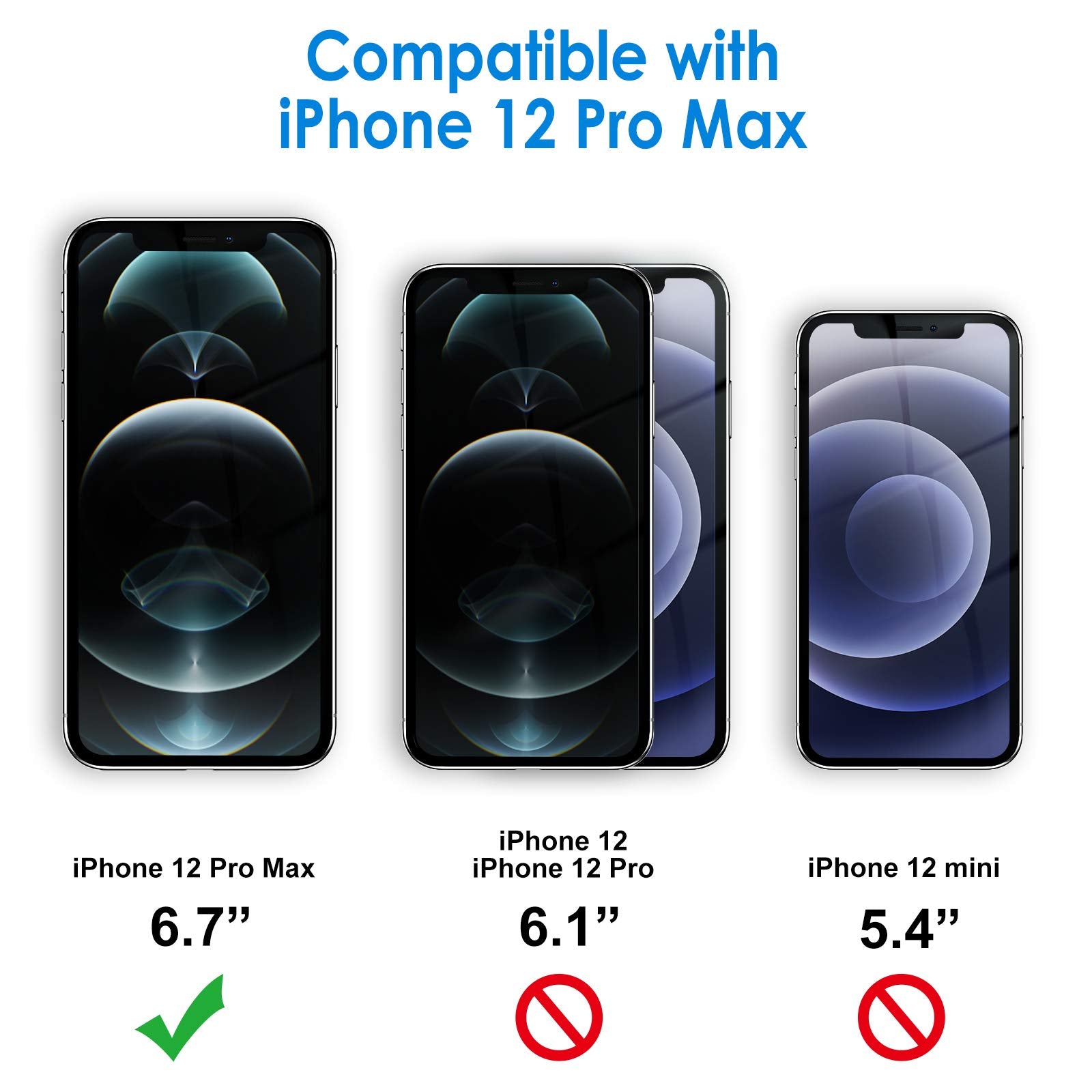 Jetech Case For Iphone 12 Pro Max 67 Inch, Non Yellowing Shockproof Phone Bumper Cover, Anti Scratch Clear Back (Clear)