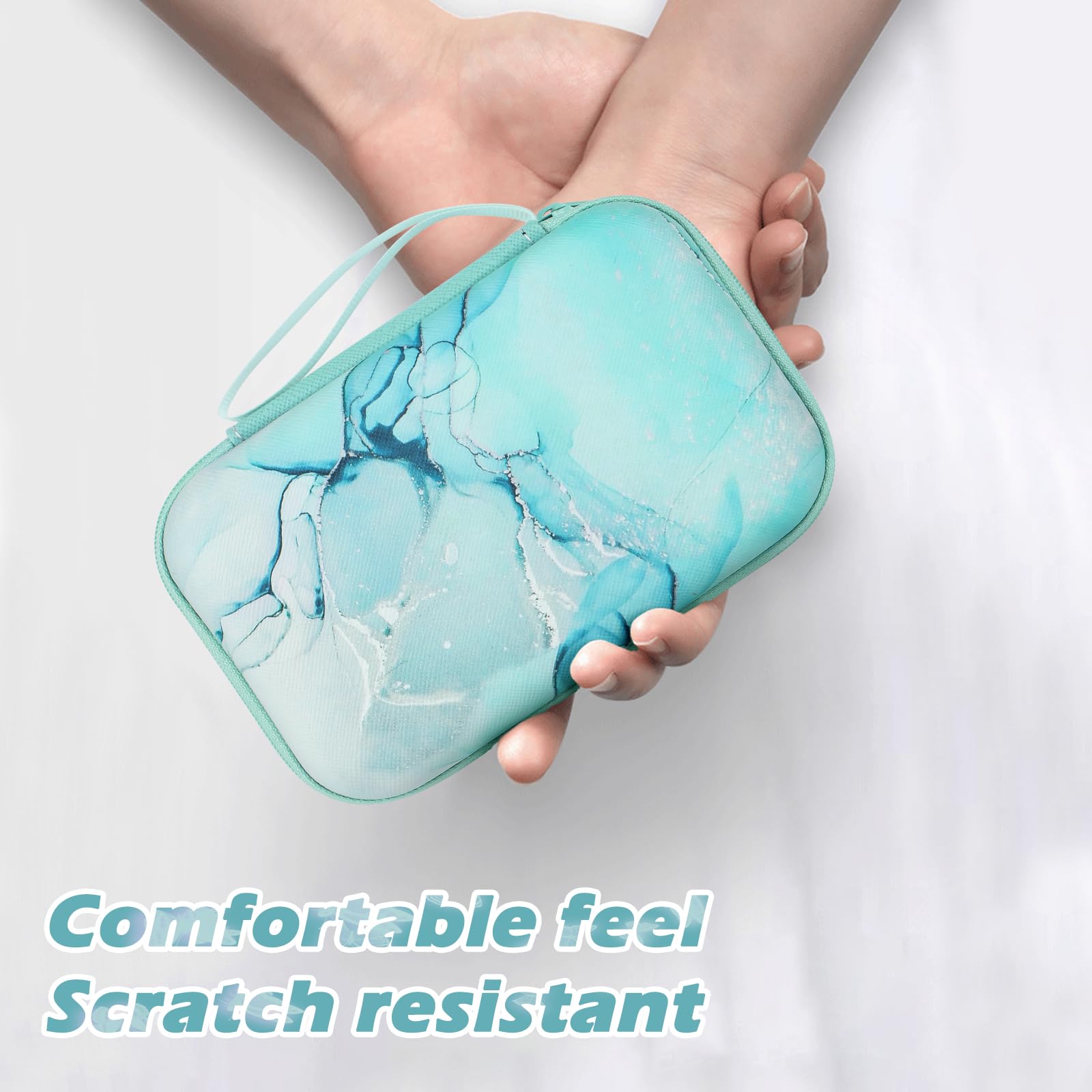 Camecosy Diy Phone Charger Cover Storage Sets Usb Earphone Wire Saver Cable Organizer With Travel Storage Bag, Soft Cute Cable P