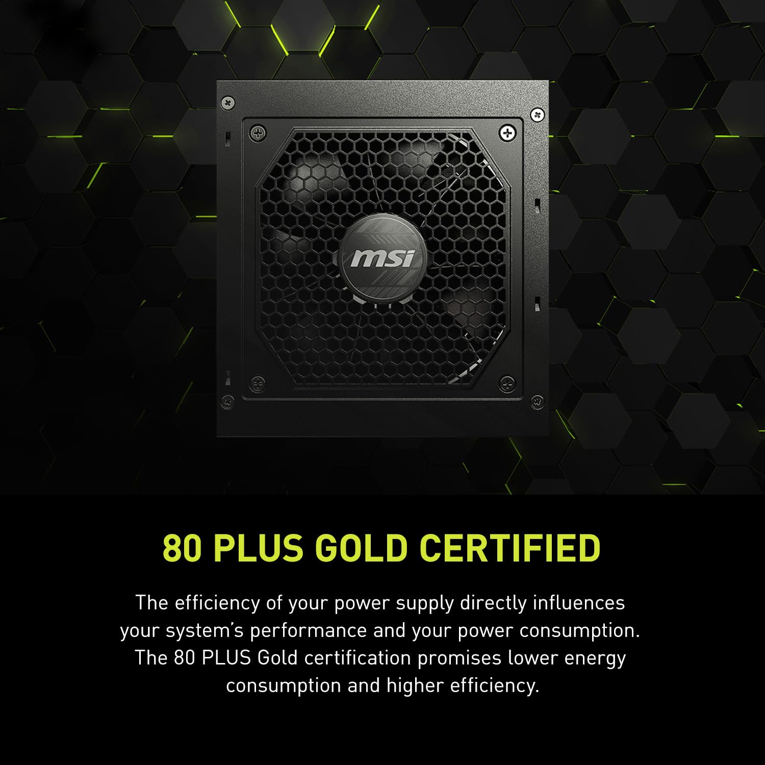 Msi Mag A850Gl Pcie5, Fully Modular Compact Gaming 850W Power Supply, 80+ Gold, Atx 3.1 & Pcie 5.1 Ready, Native Dual-Color 12V-
