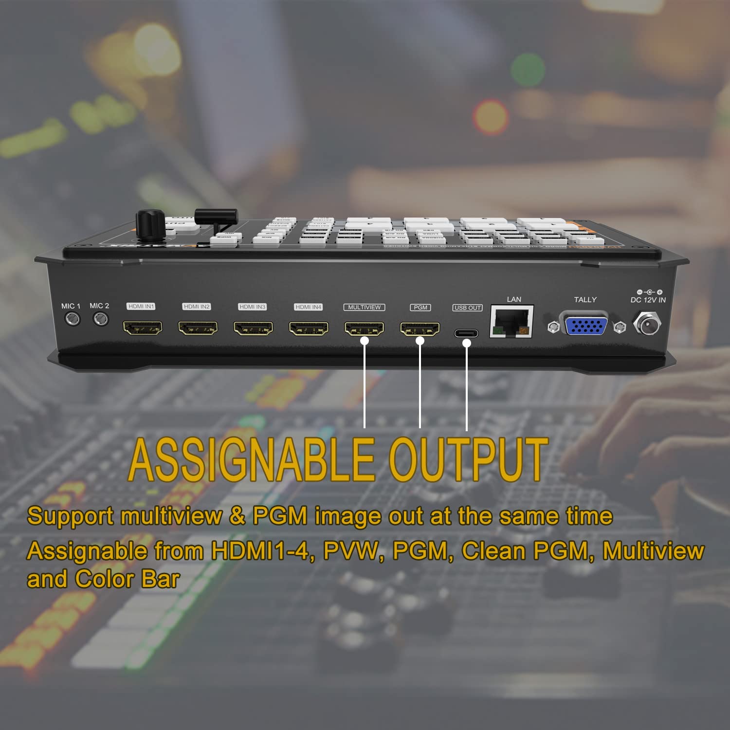 Avmatrix Hvs0402U 4Ch Hdmi Inputs Multi Format Video Switcher To Usb Output For Real Time Live Streaming Tel Medical Tel Conference Tel Education Youtube Twitter